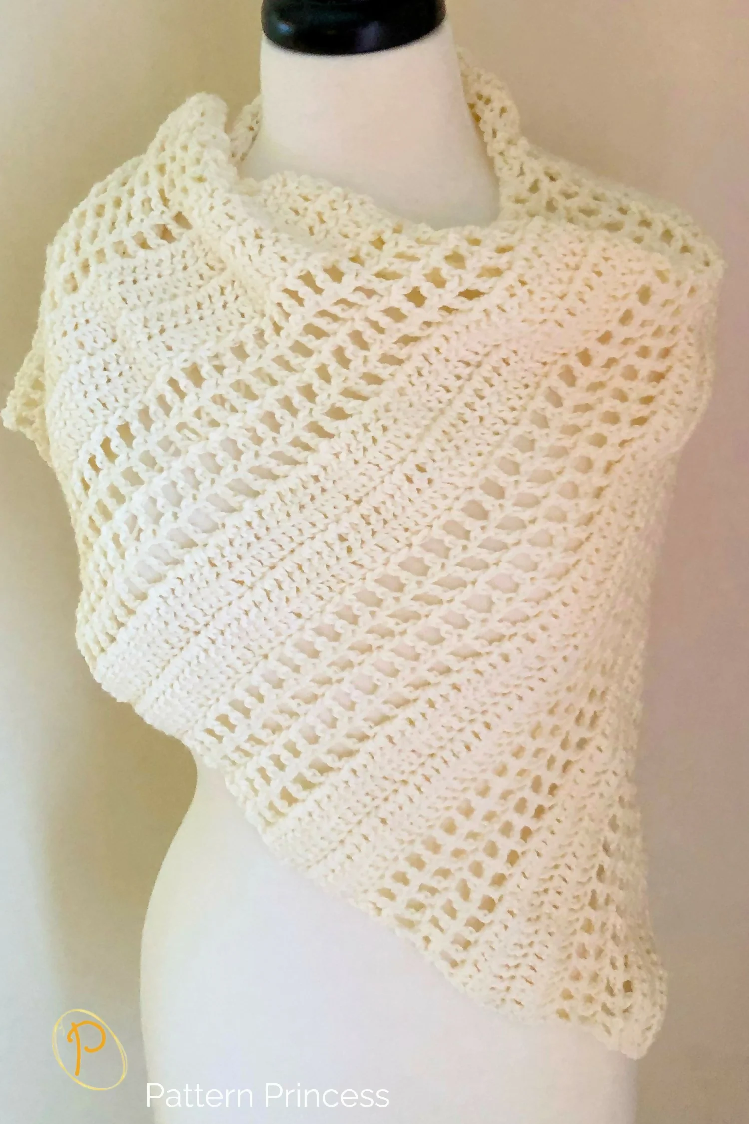 8-Hour Asymmetrical Shawl (Crochet) - Image 3