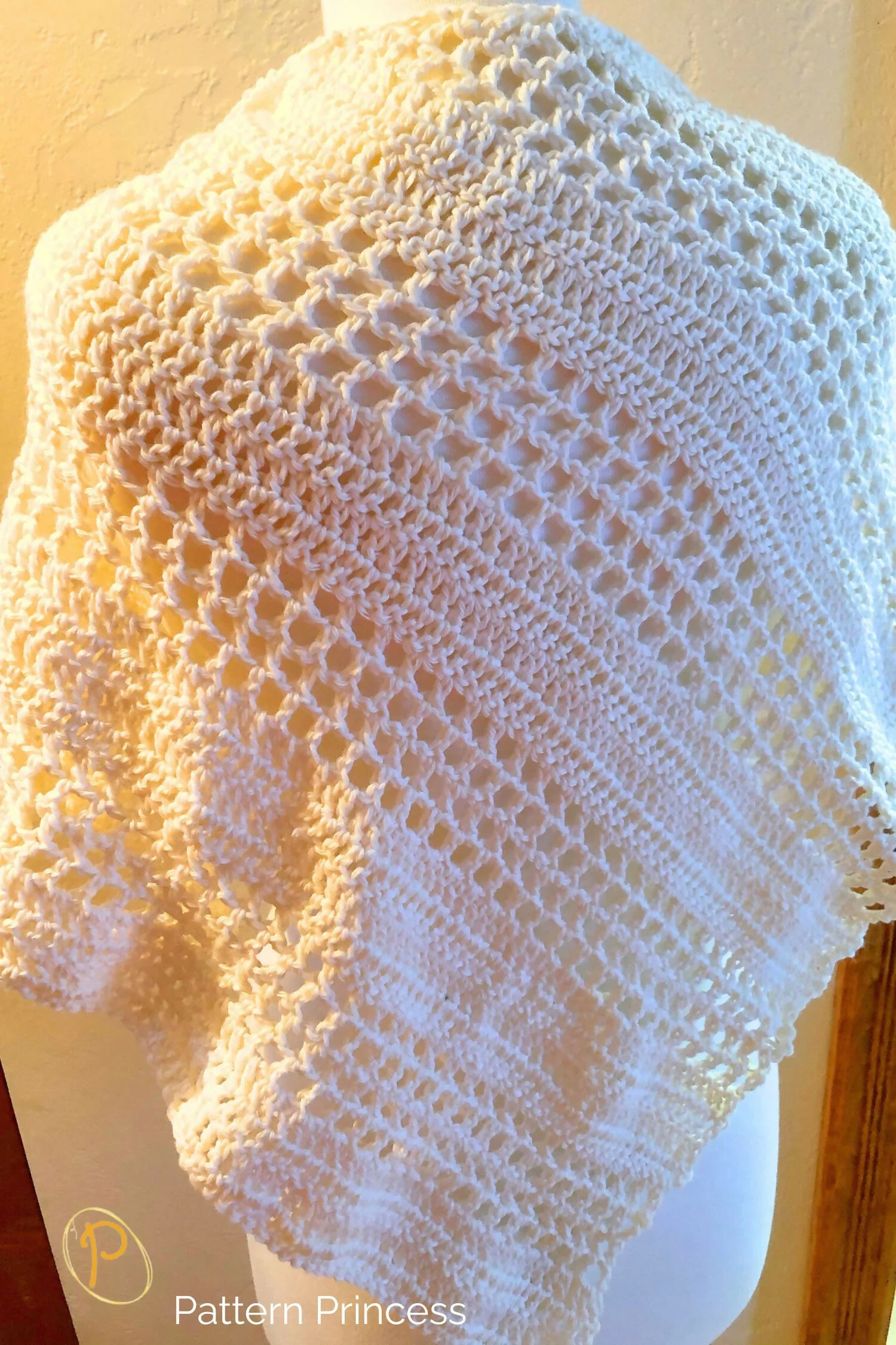 8-Hour Asymmetrical Shawl (Crochet) - Image 4