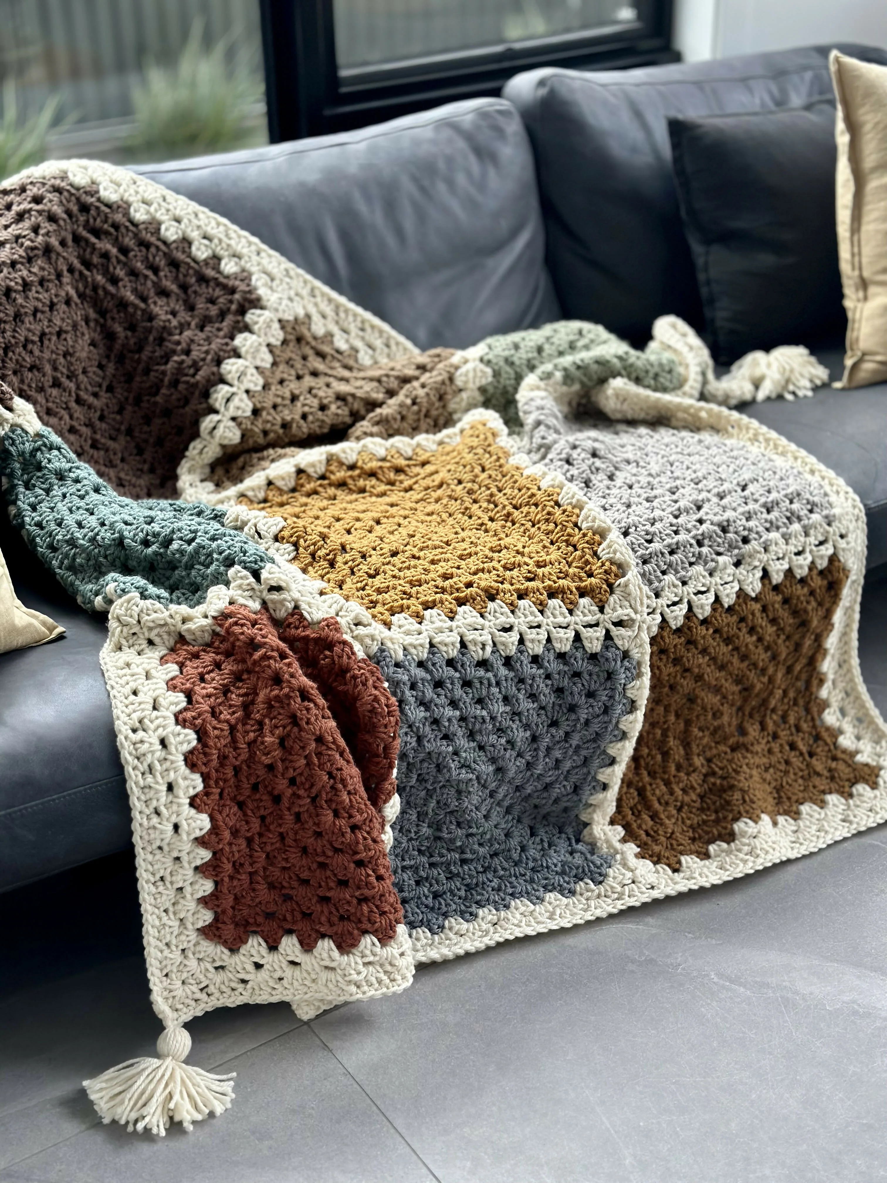 9 Square Granny Throw (Crochet) - Image 2