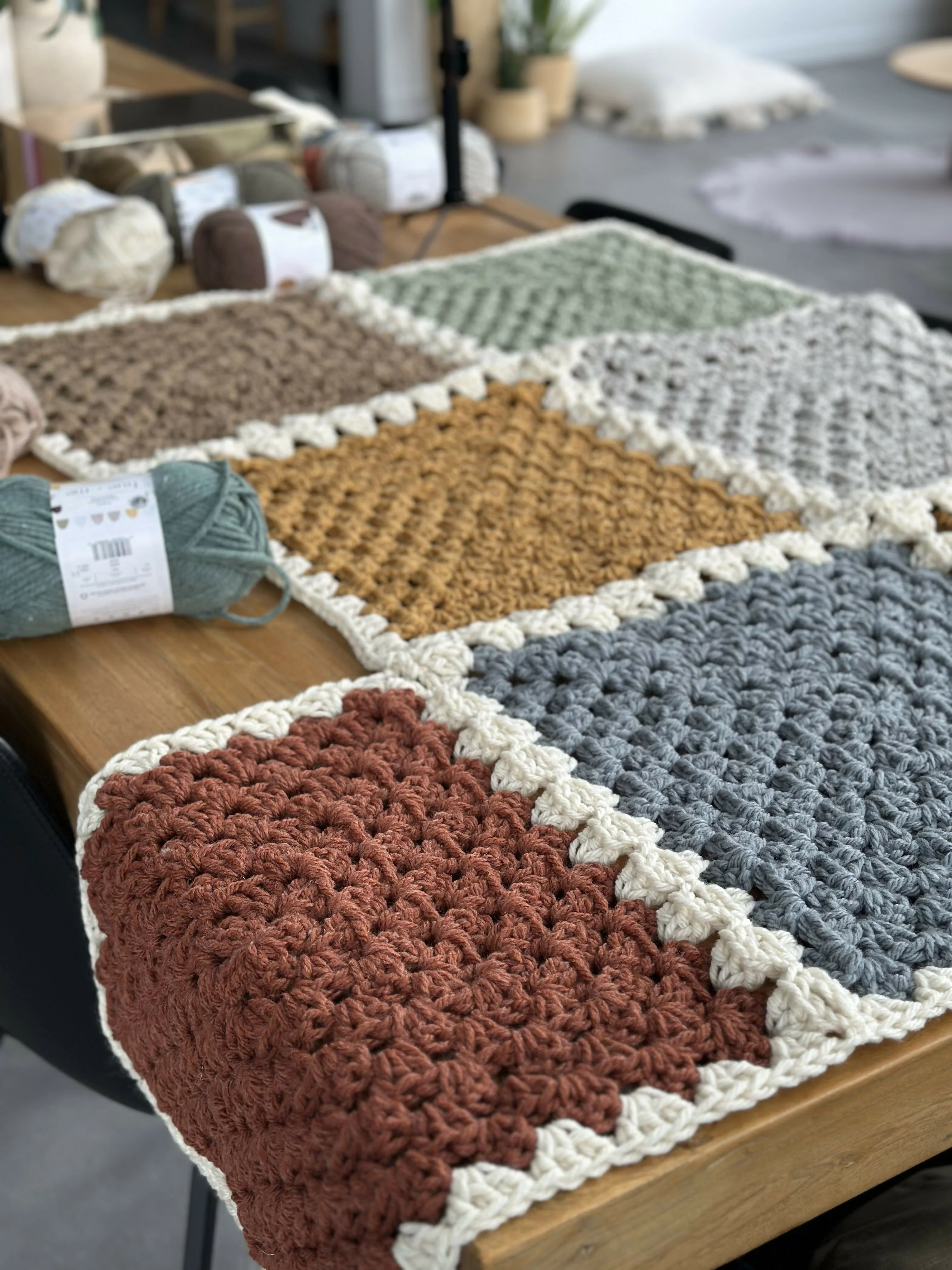 9 Square Granny Throw (Crochet) - Image 3
