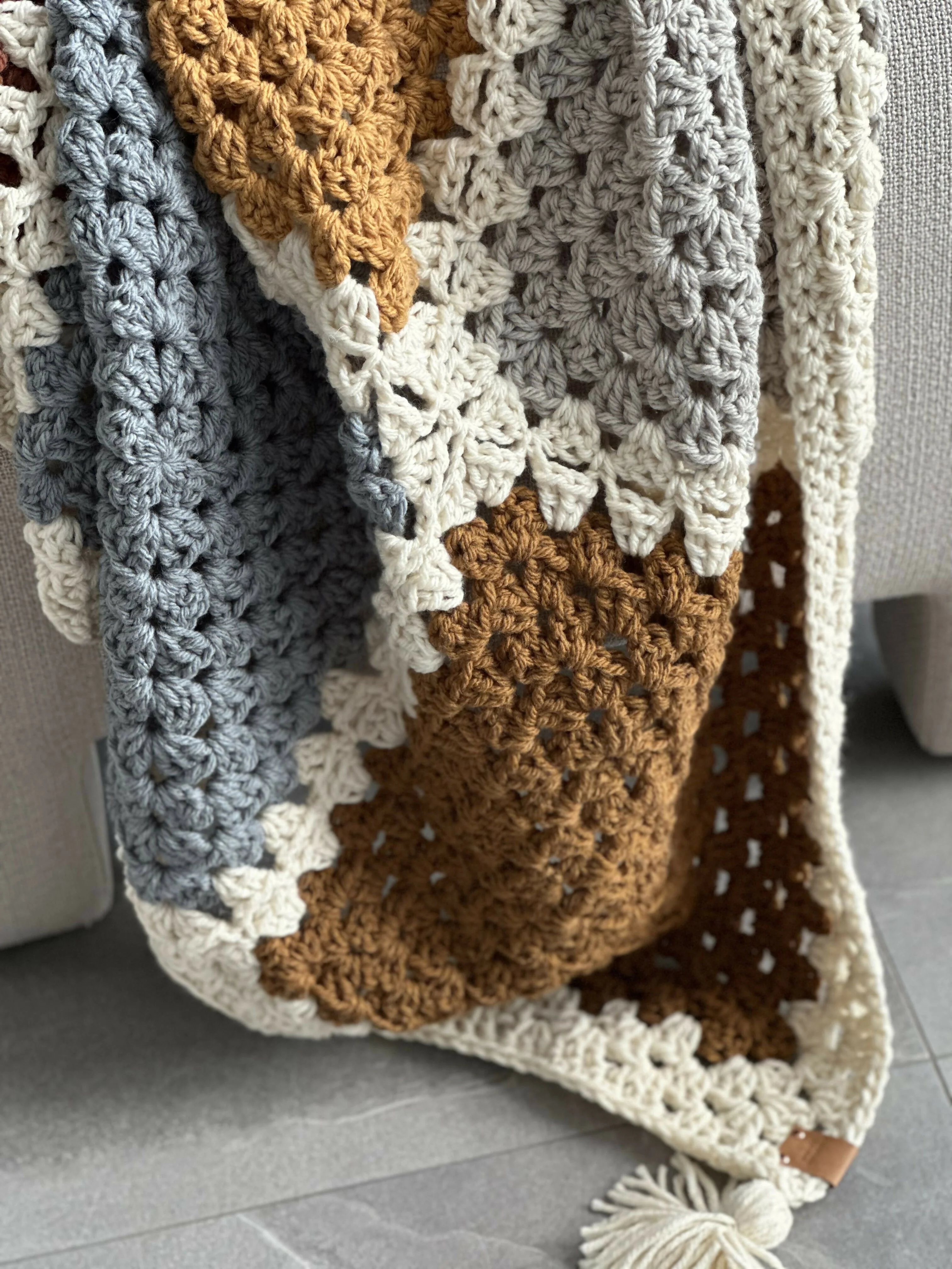 9 Square Granny Throw (Crochet) - Image 5