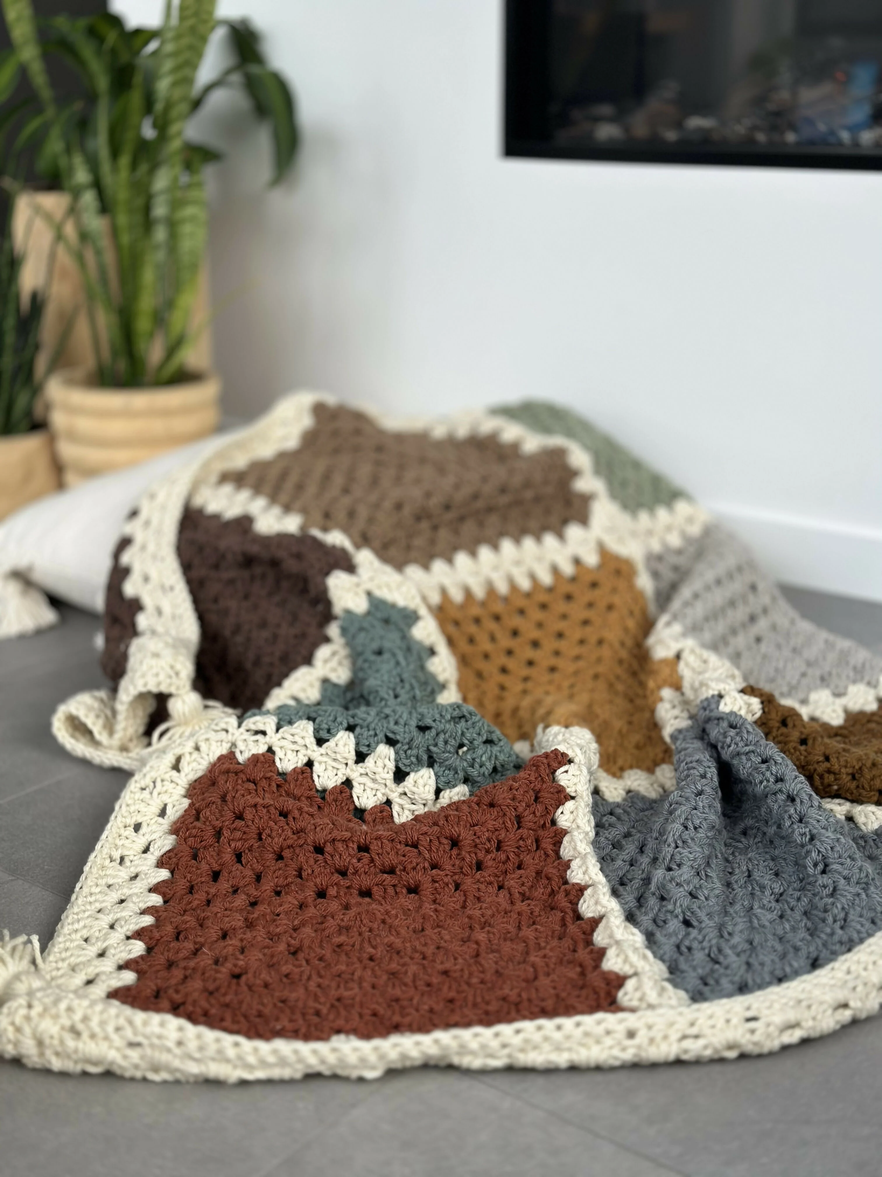 9 Square Granny Throw (Crochet) - Image 6