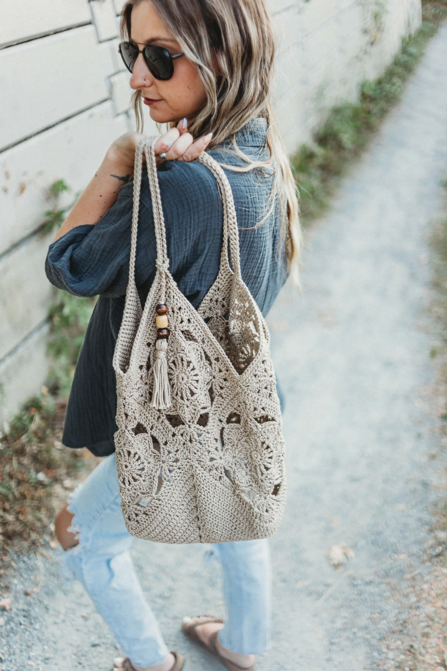 Aisling Granny Squares Bag (Crochet) - Image 3