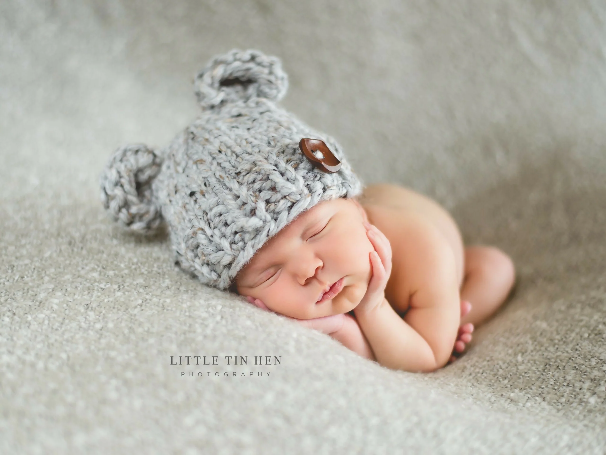 Bear Ears Hat (Knit) - Image 2
