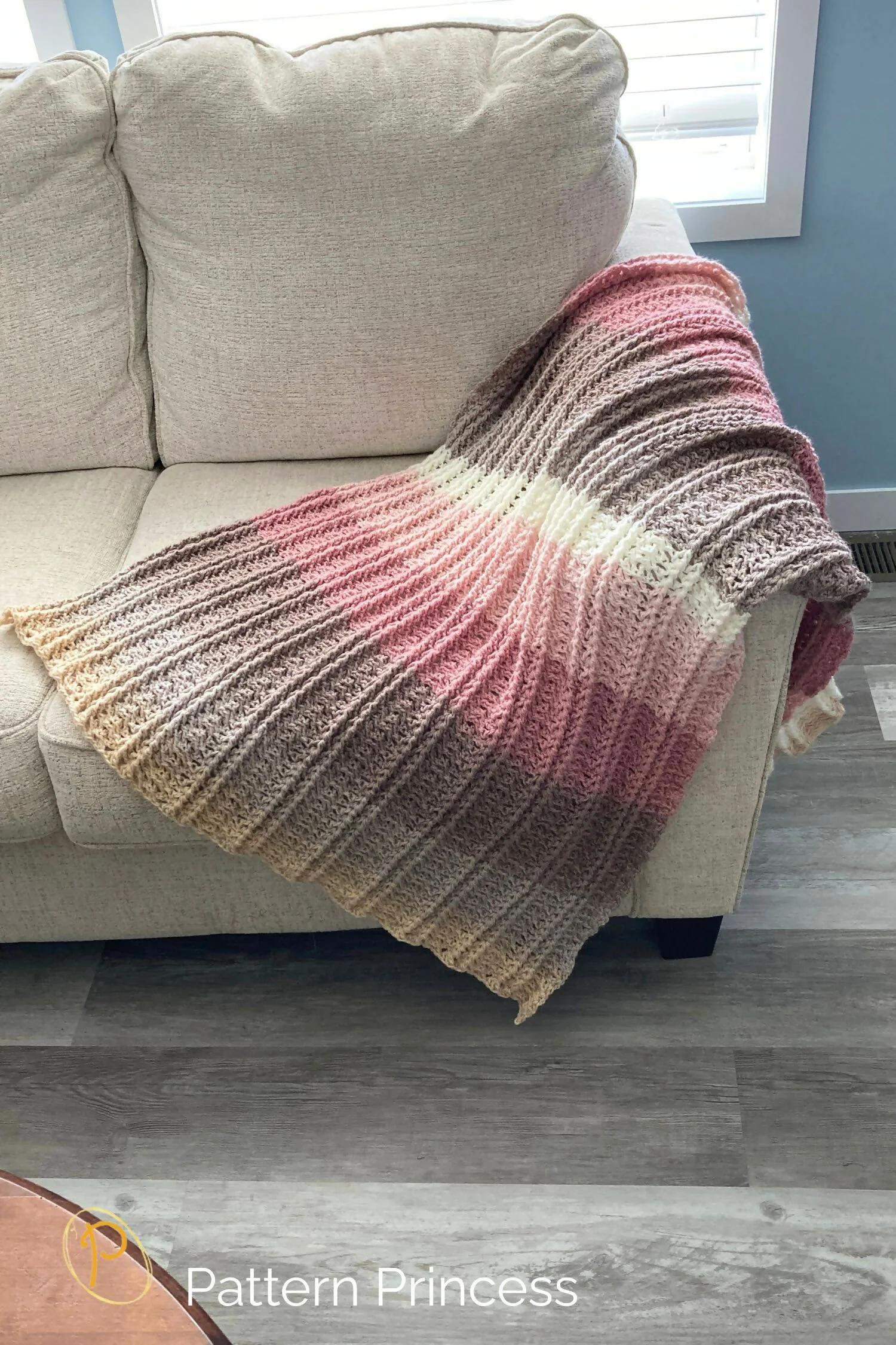 Blushing Lady Hygge Crochet Blanket Pattern (Crochet) - Image 3