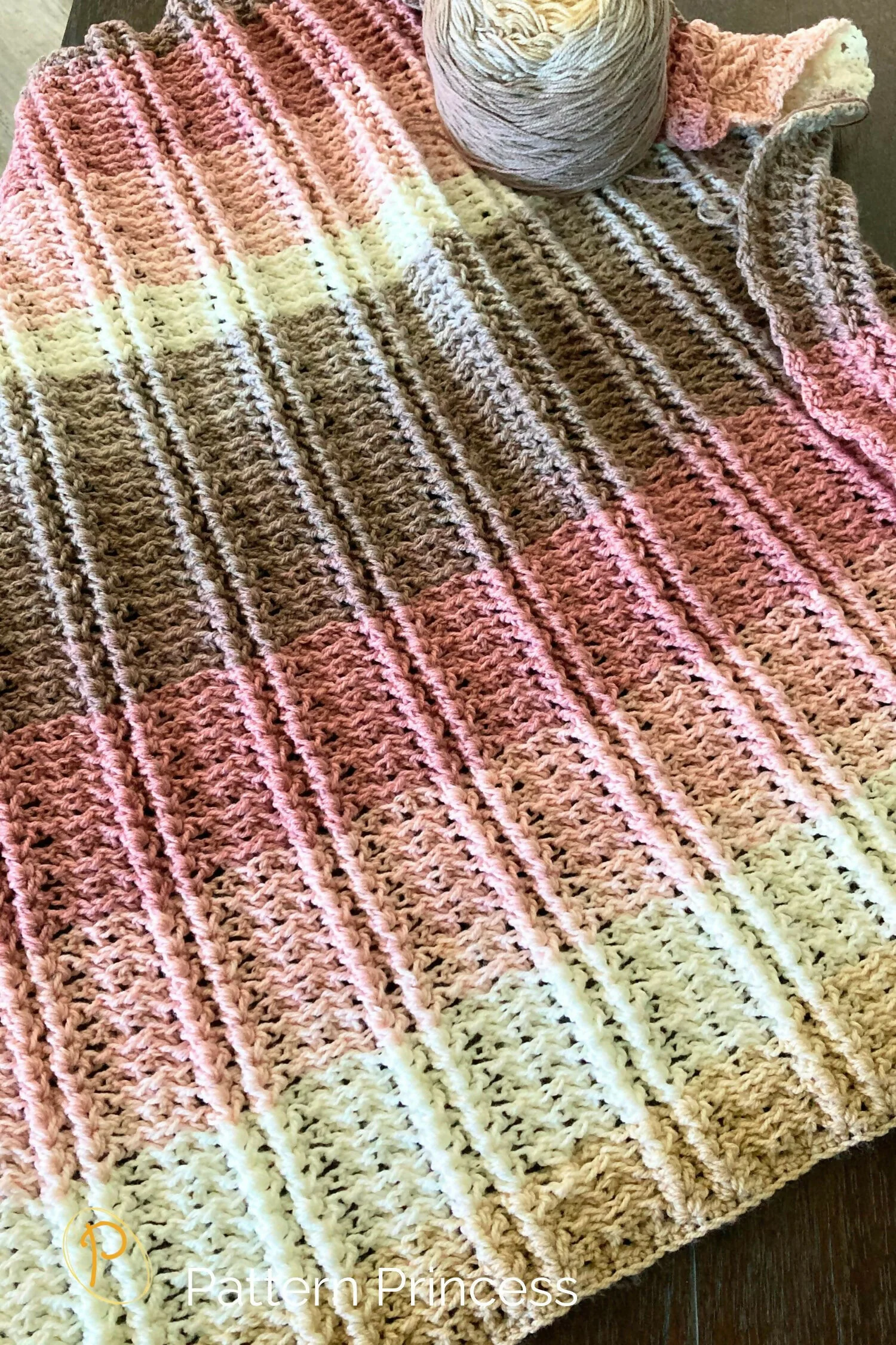 Blushing Lady Hygge Crochet Blanket Pattern (Crochet) - Image 4