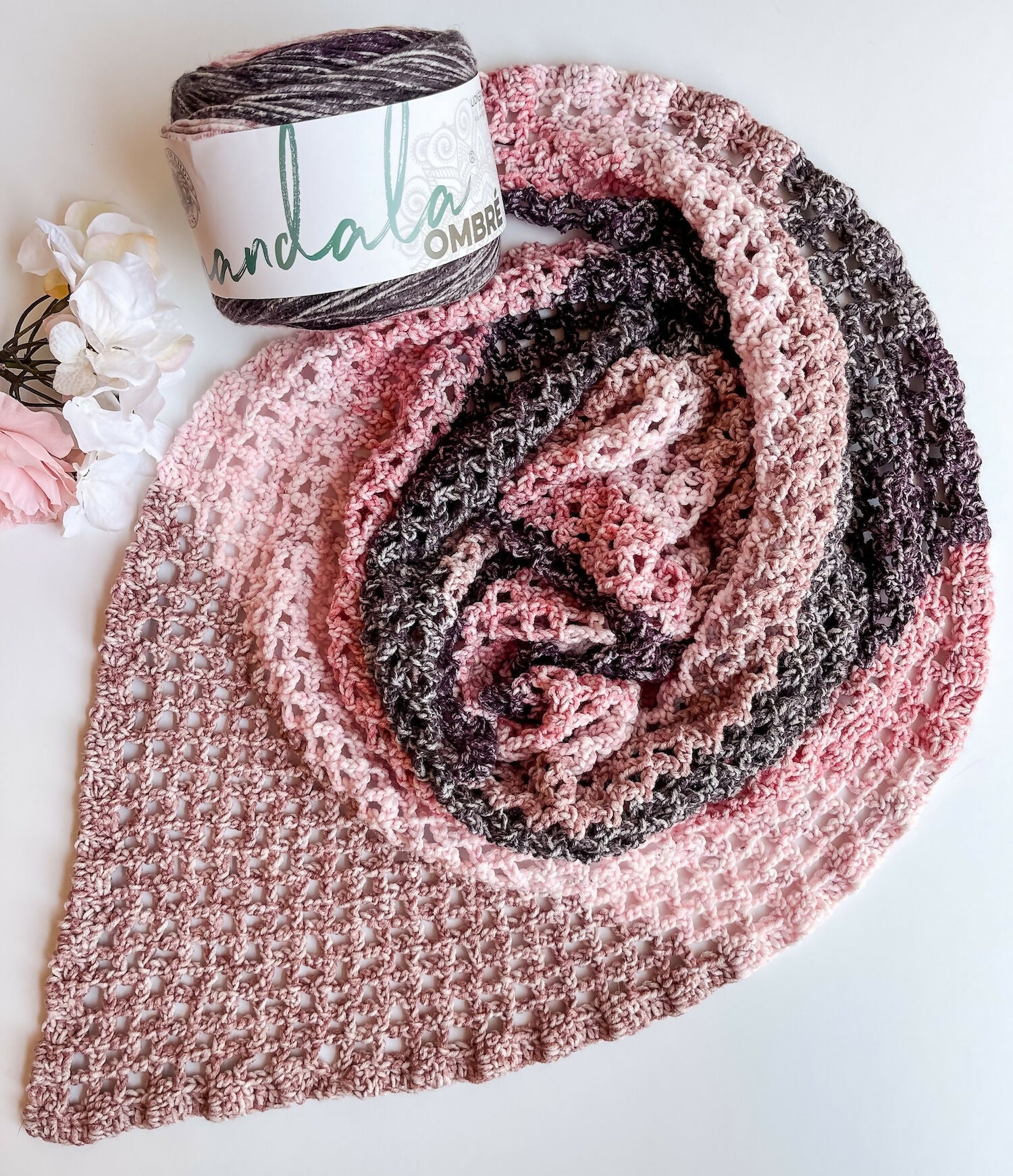 Blushing Moon Scarf (Crochet) - Image 2