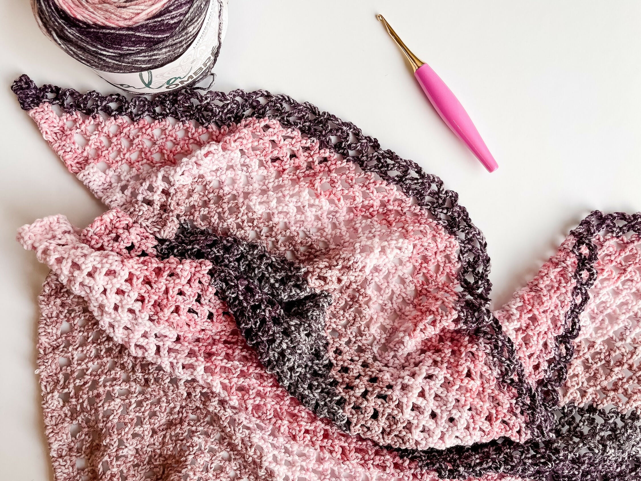 Blushing Moon Scarf (Crochet) - Image 3
