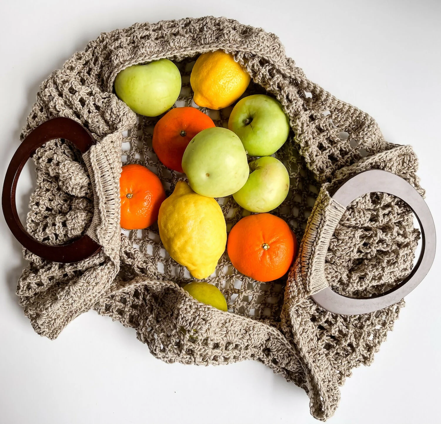 Bonjour Belle Market Bag (Crochet) - Image 2