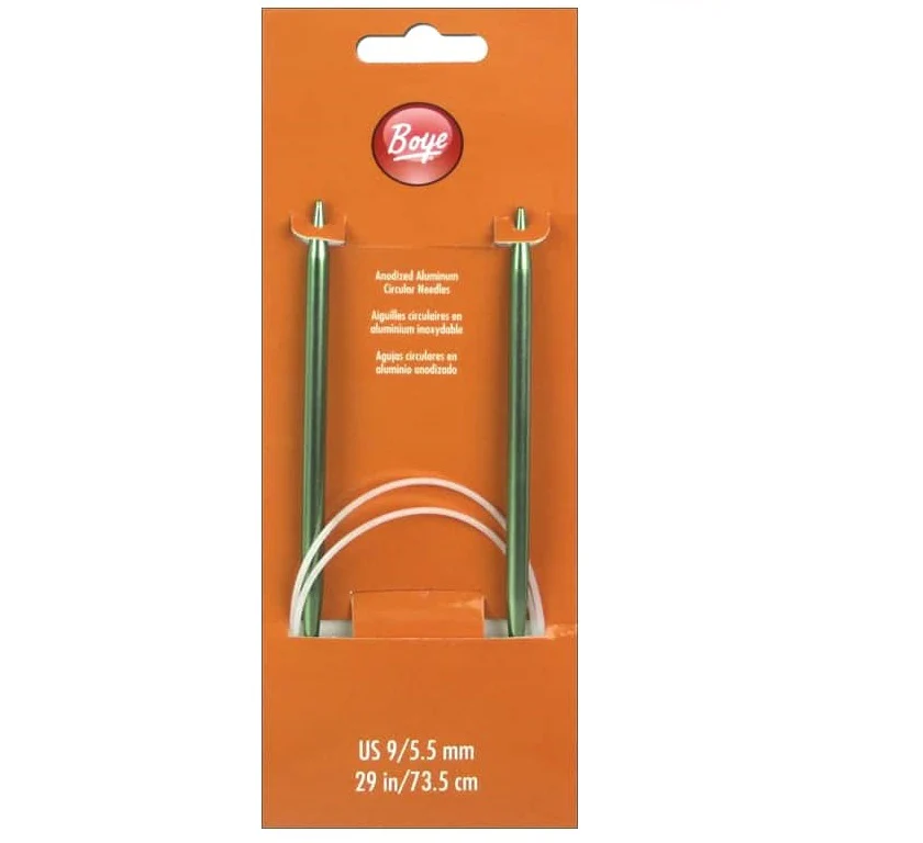 Boye Aluminum Circular Knitting Needles 29" (Sizes 6 to 11) - Image 3