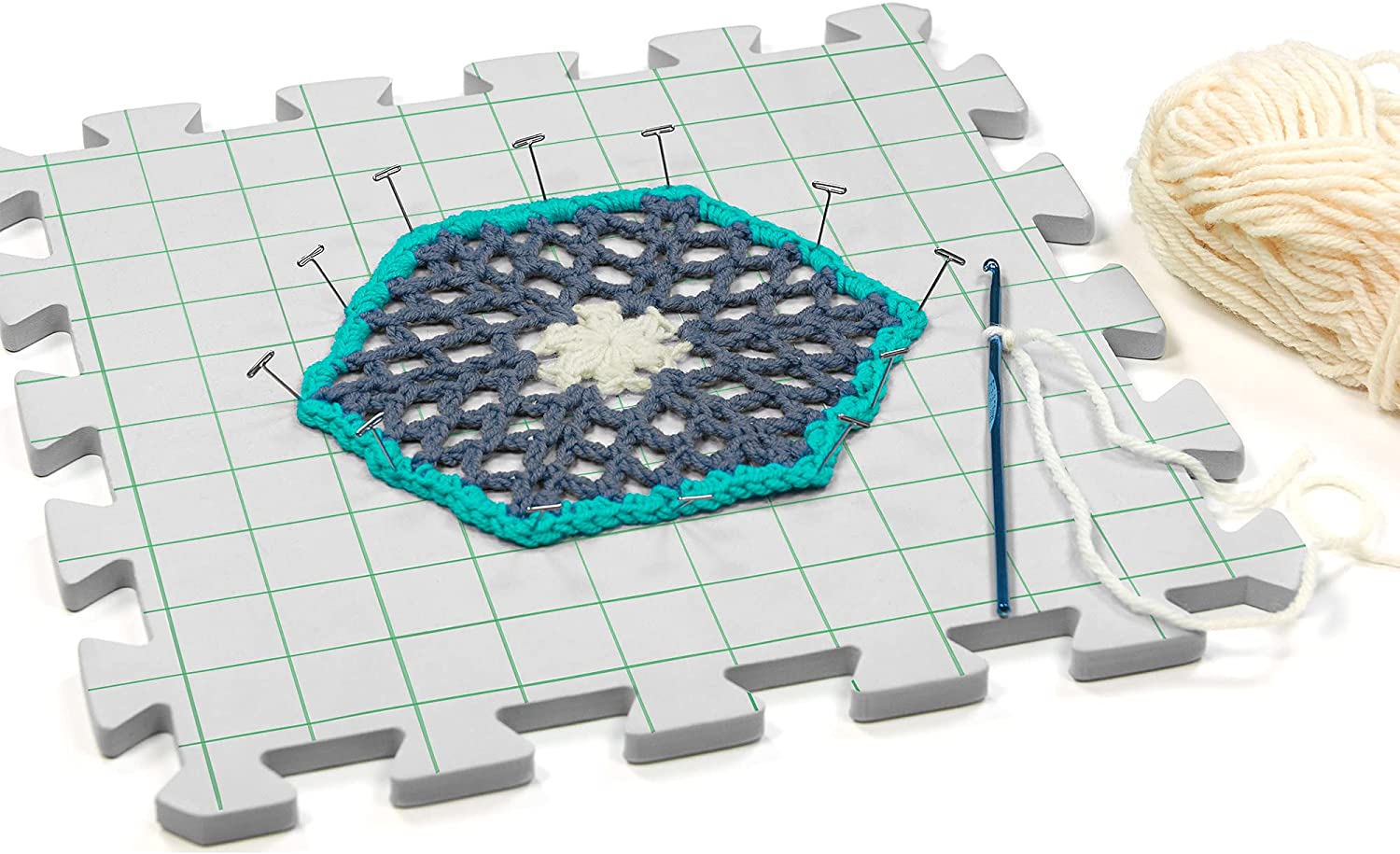 Boye Interlocking Blocking Boards 12 X 12 in – 4pk - Image 3