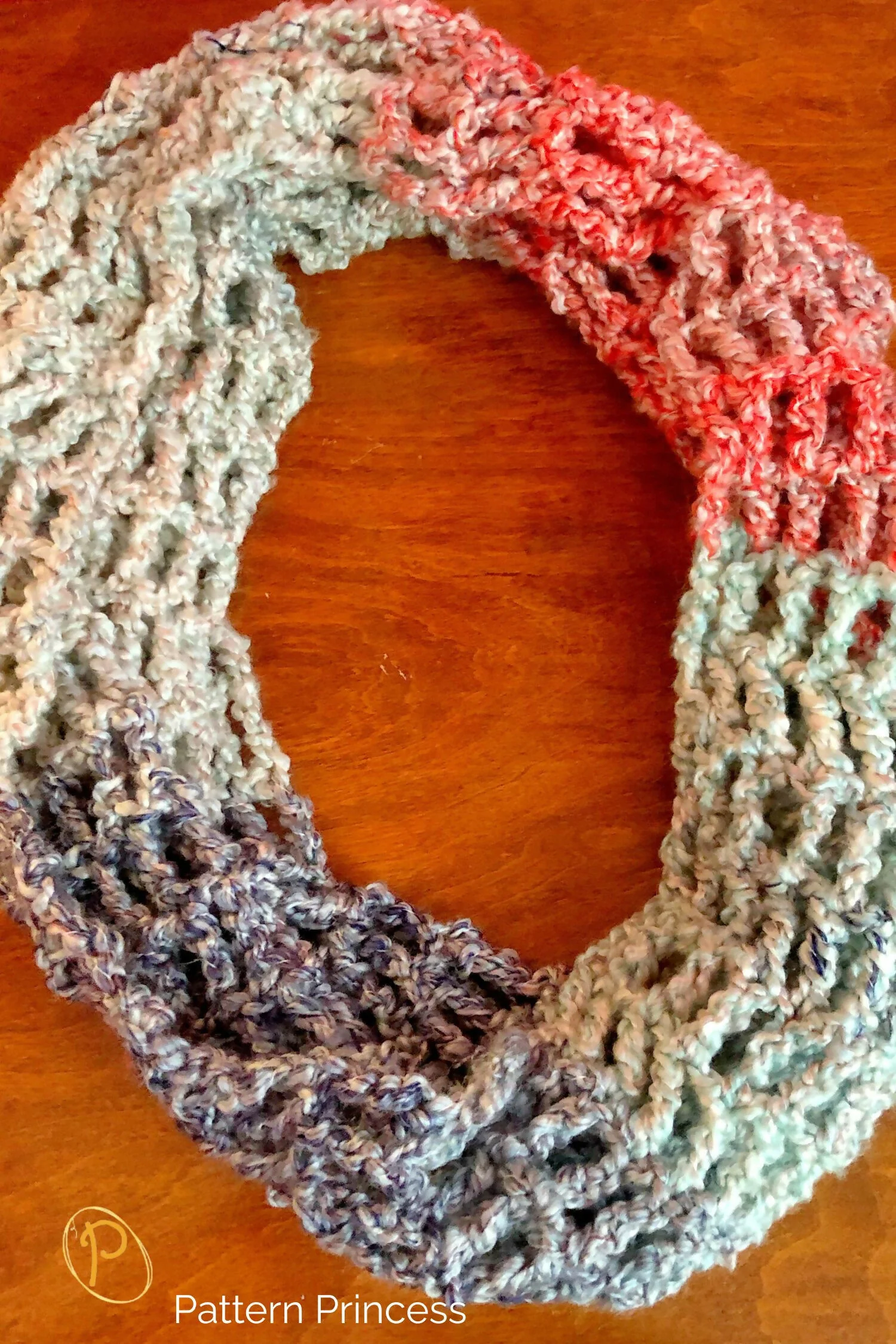 Cardinal Chunky Cowl (Crochet) - Image 2