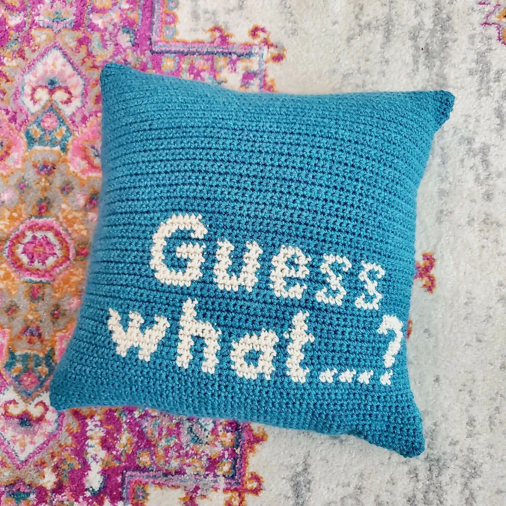 Chicken Butt Pillow (Crochet) - Image 3