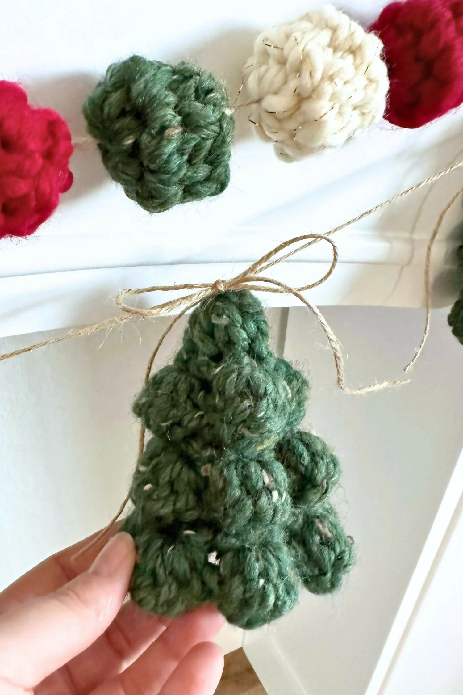Christmas Tree Garland (Crochet) - Image 3