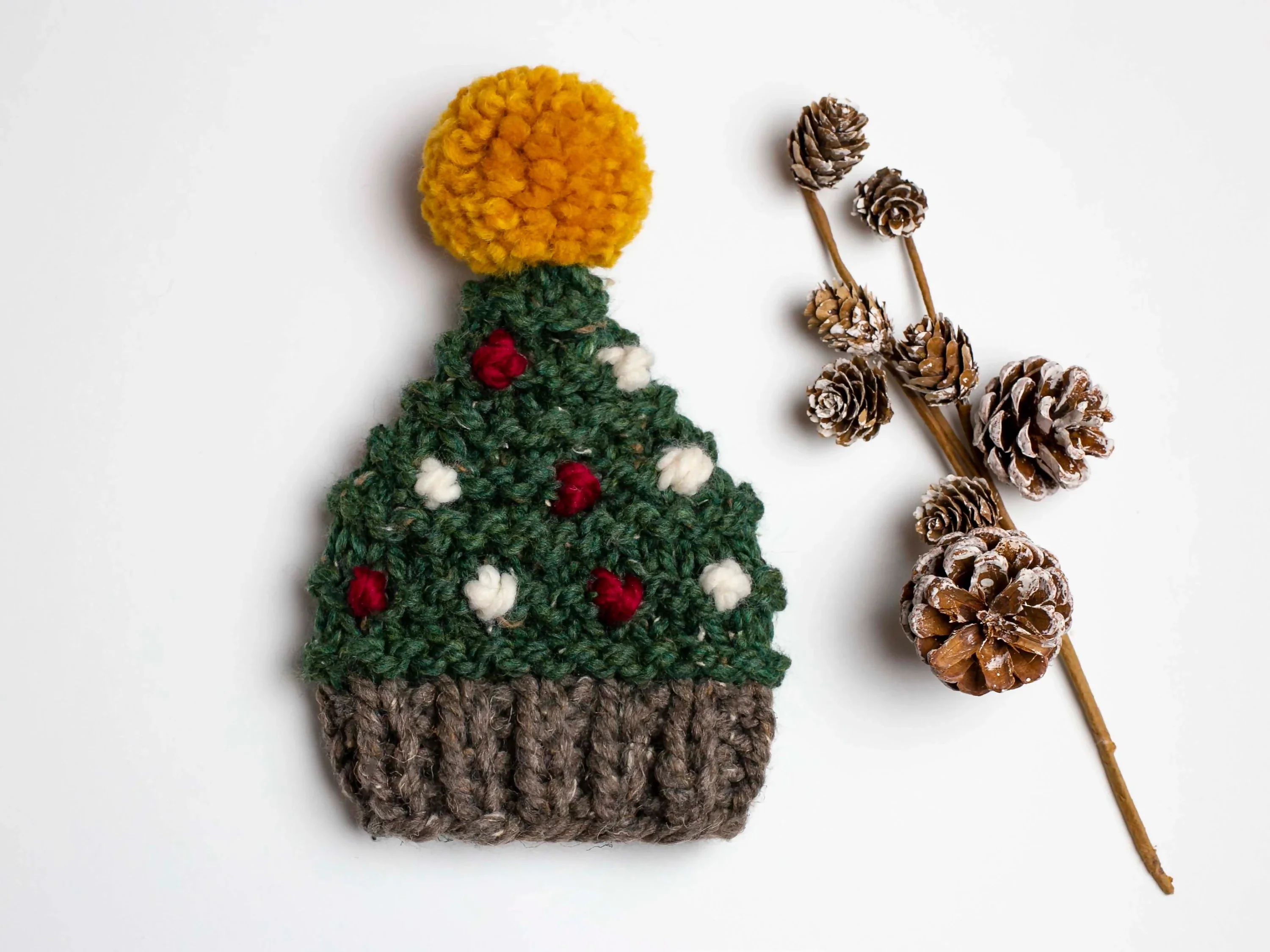 Christmas Tree Hat (Knit) - Image 2