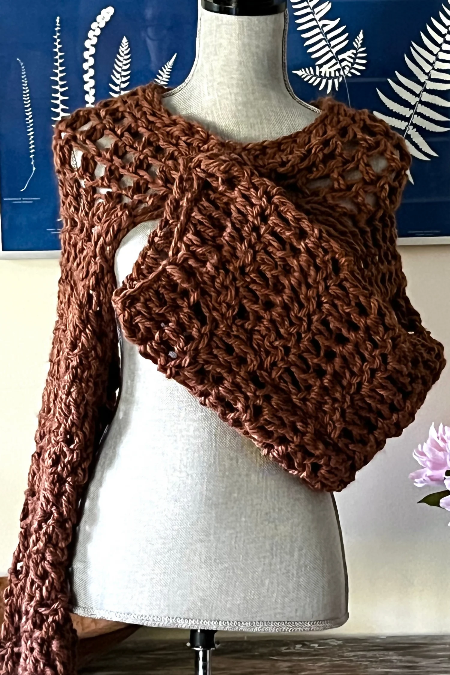 Chunky Sleeve Shrug (Crochet) - Image 3