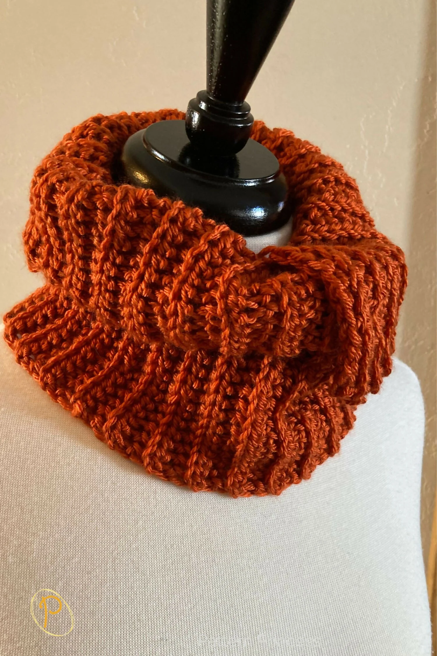 Classic Everyday Buttoned Cowl (Crochet) - Image 2