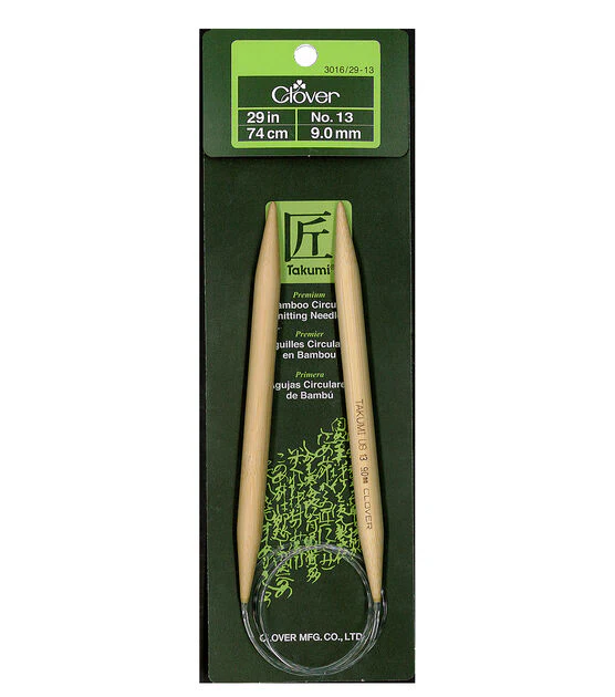 Clover Bamboo Circular Knitting Needles 29" (Sizes 3 to 15) - Image 10