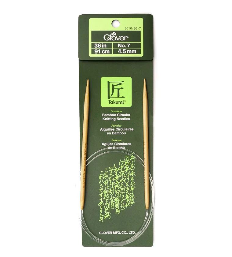 Clover Bamboo Circular Knitting Needles 36" (Sizes 3 to 15) - Image 12