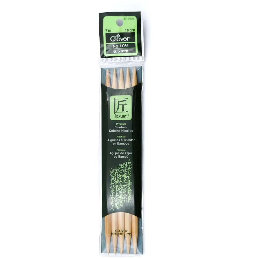 Clover Bamboo Needles Double Pointed 7" (Sizes 0 to 15) - Image 12