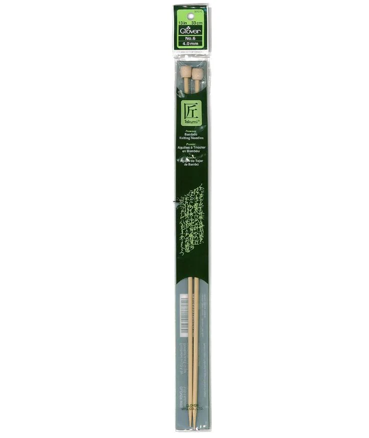 Clover Takumi Bamboo Knitting Needles 13” (Sizes 1 to 10) - Image 6