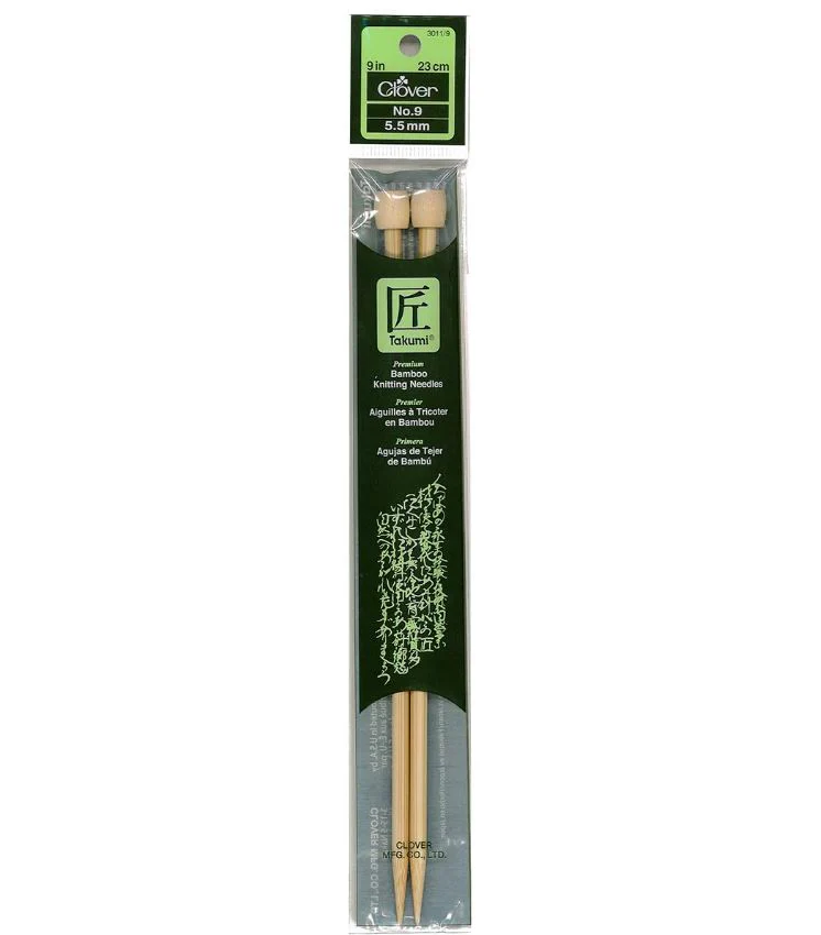 Clover Bamboo Knitting Needles 9" (Sizes 3 to 15) - Image 7