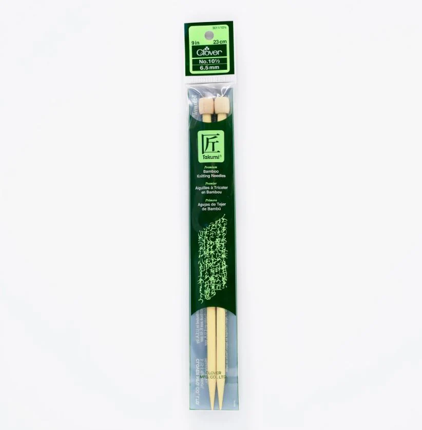 Clover Bamboo Knitting Needles 9" (Sizes 3 to 15) - Image 8