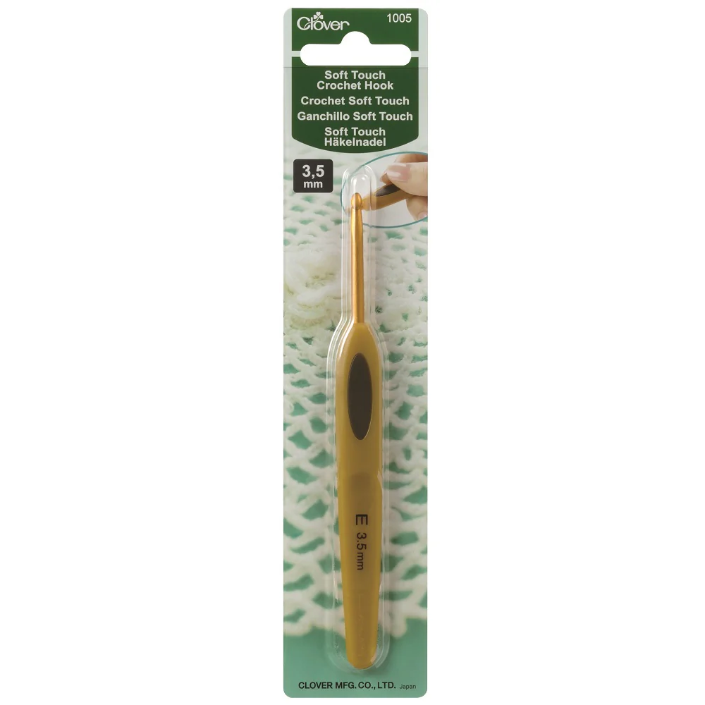 Clover Soft Touch Crochet Hooks (Sizes C to J) - Image 3