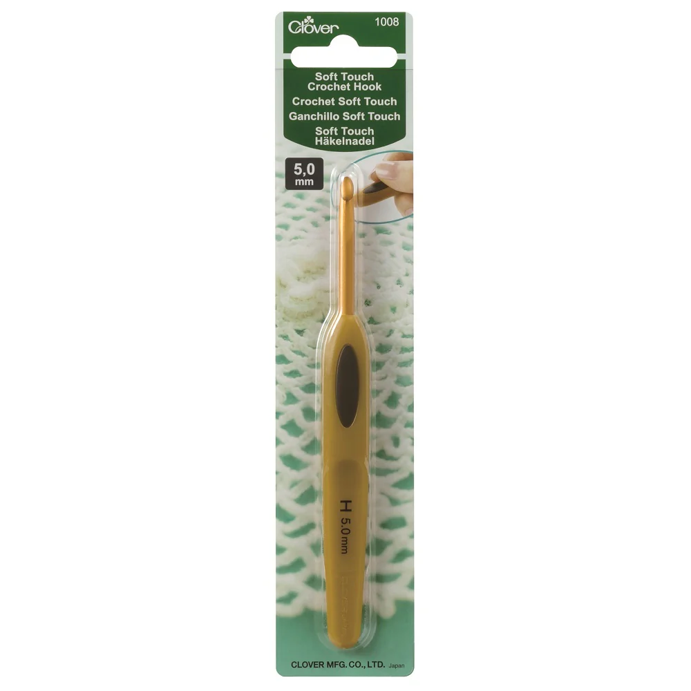 Clover Soft Touch Crochet Hooks (Sizes C to J) - Image 6