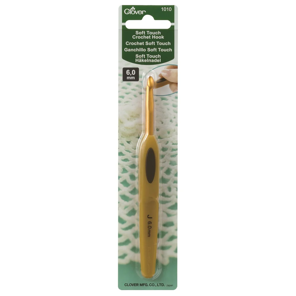 Clover Soft Touch Crochet Hooks (Sizes C to J) - Image 8