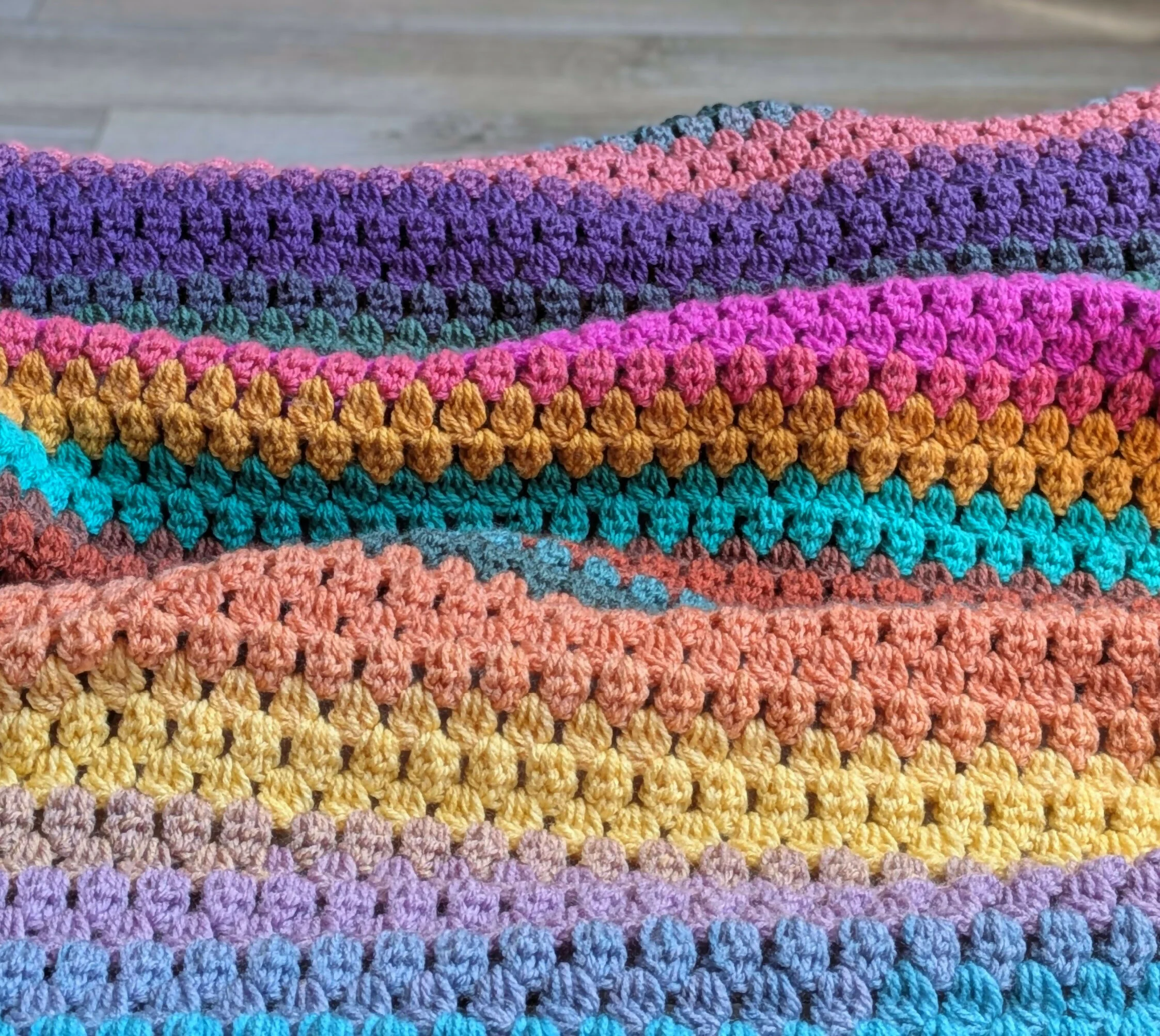 Crochet Color Medley Blanket (Crochet) - Image 2