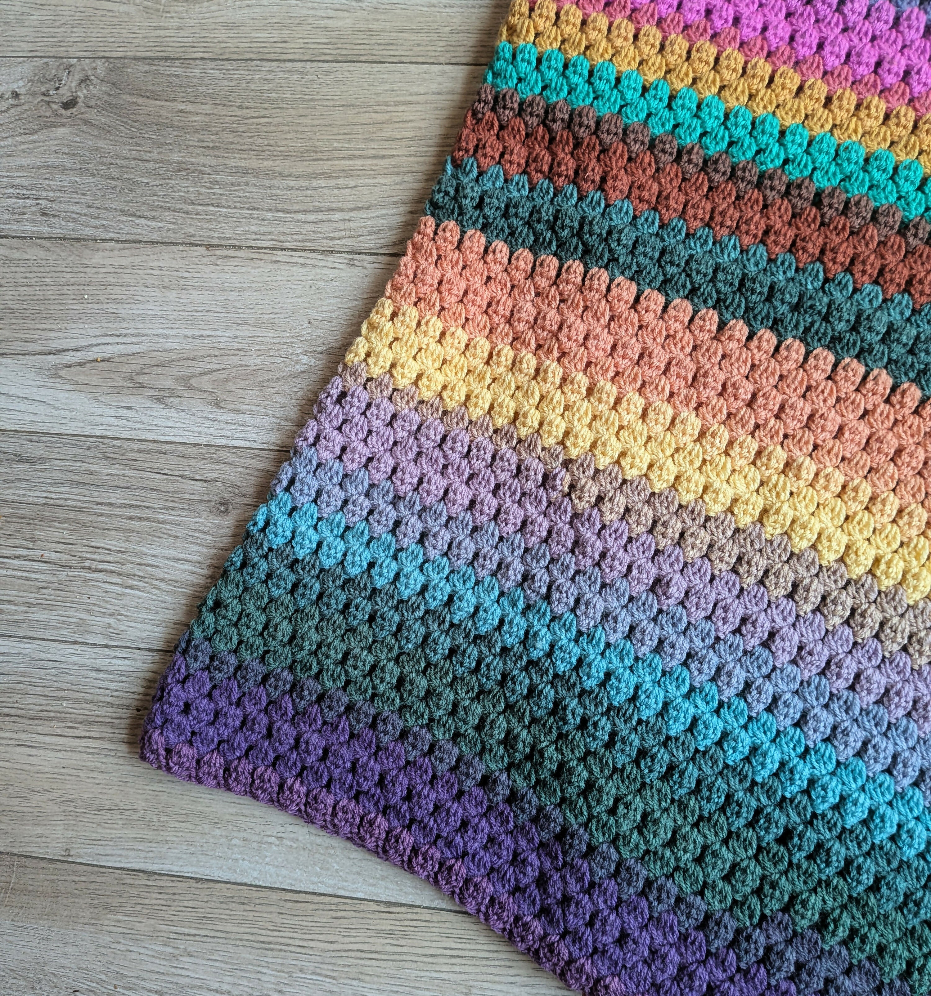 Crochet Color Medley Blanket (Crochet) - Image 5