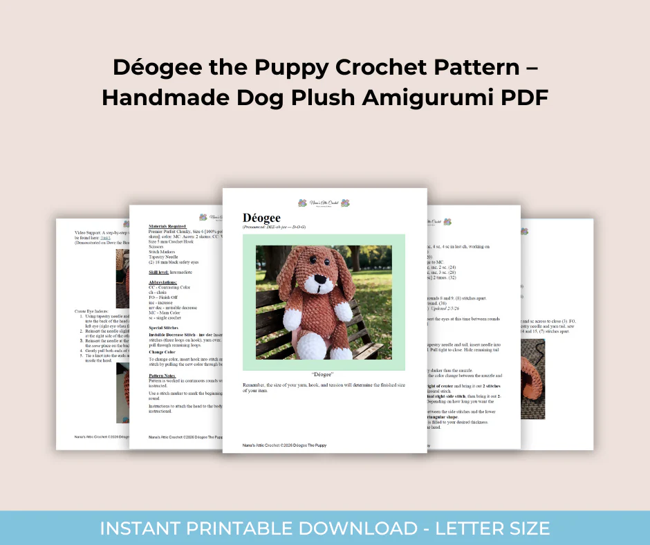 Déogee the Puppy (Crochet) - Image 4