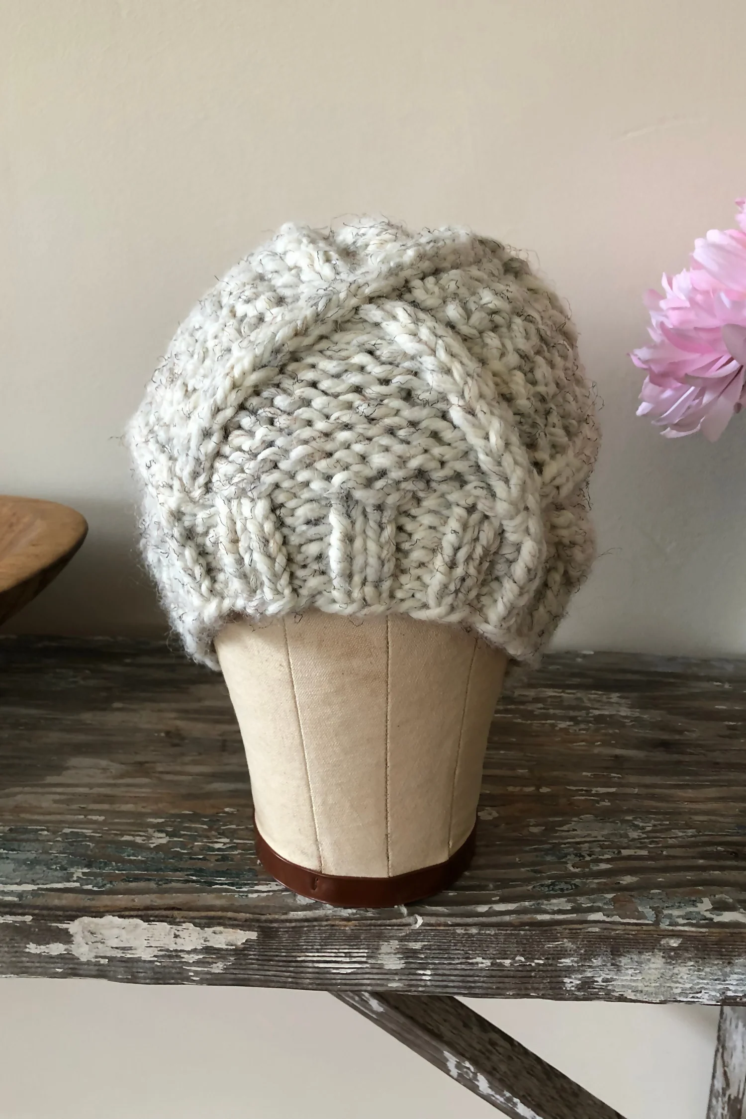 Diamond Cable Crush Hat (Knit) - Image 2