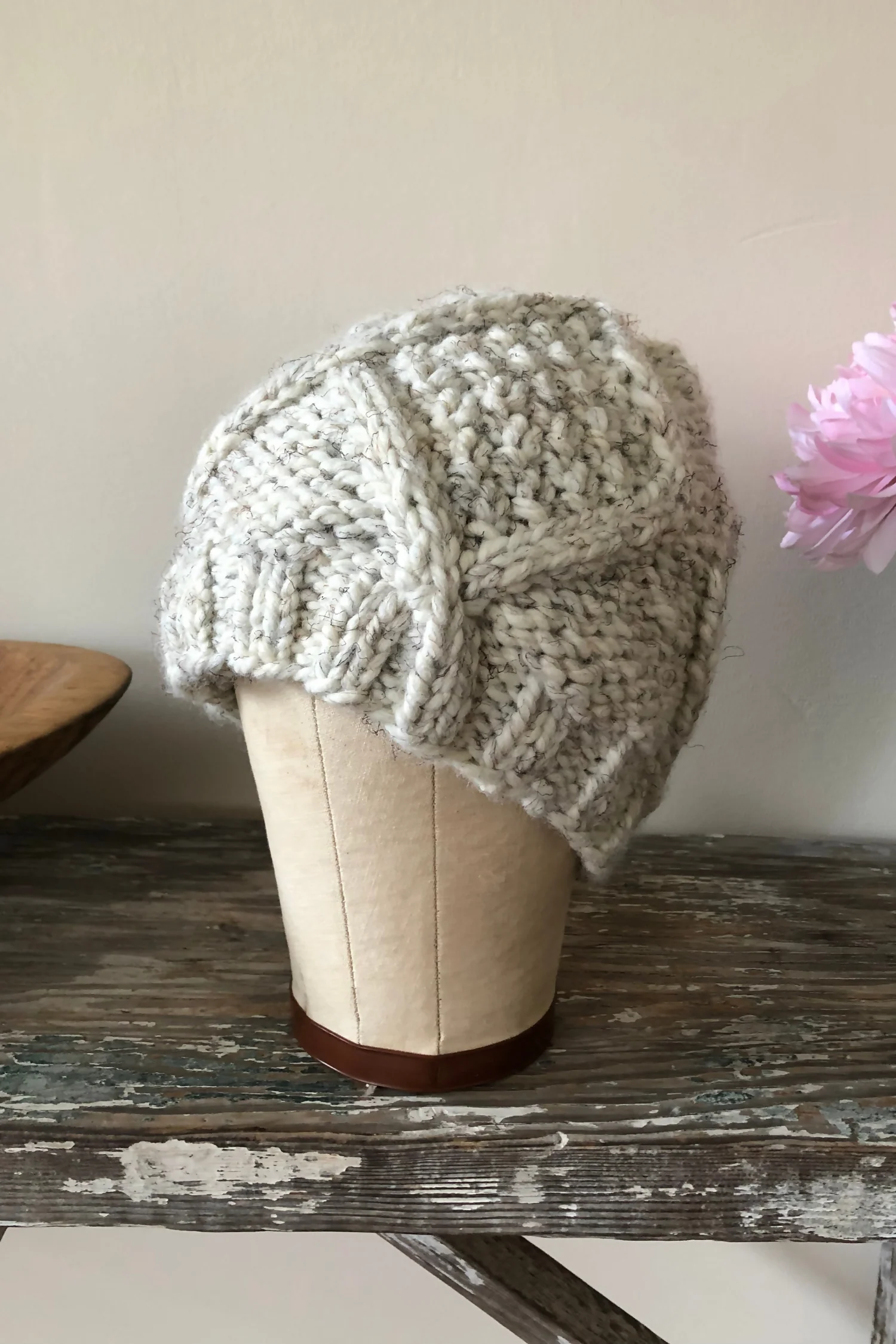 Diamond Cable Crush Hat (Knit) - Image 3