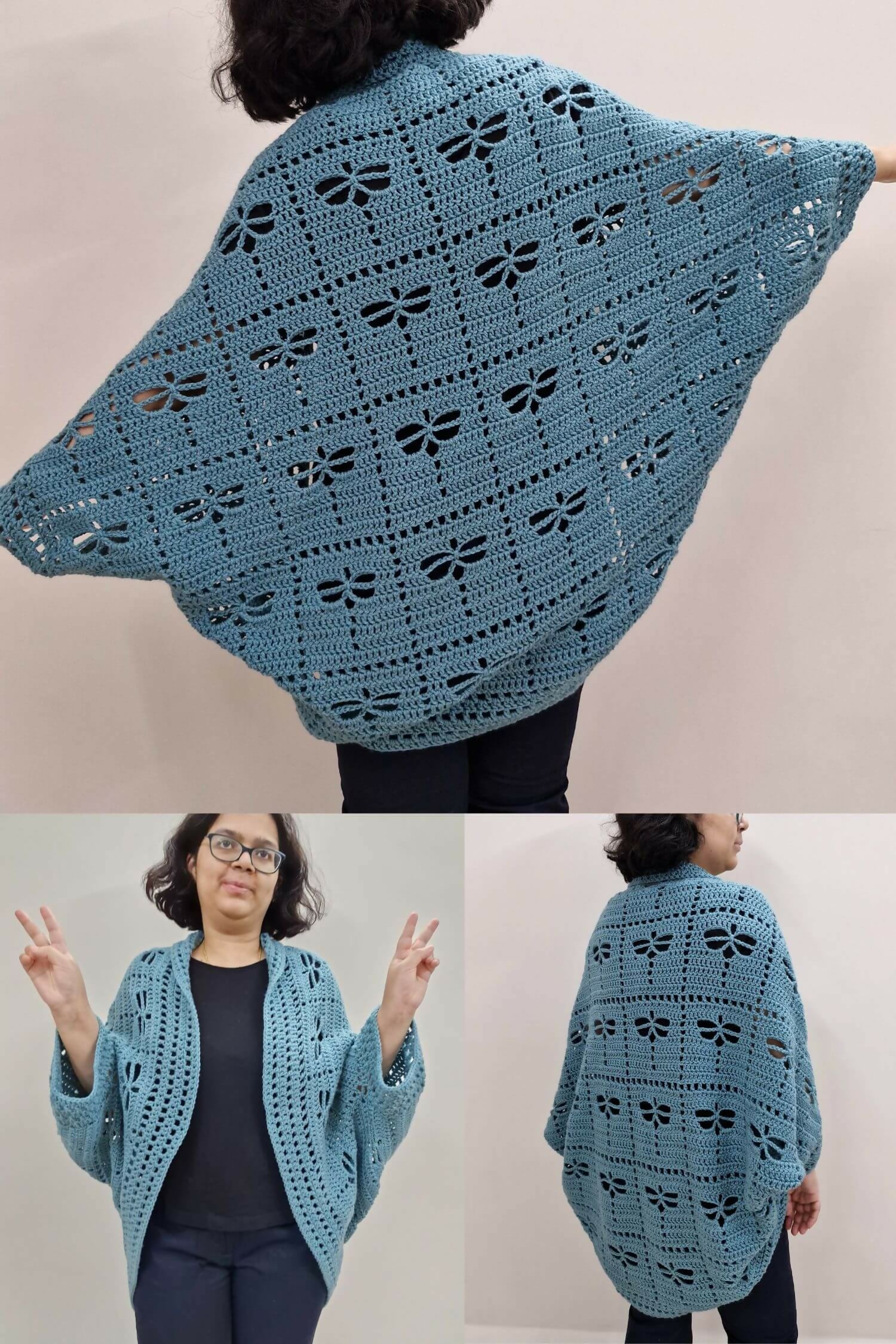 Dragonfly Garden Shrug (Crochet) - Image 4