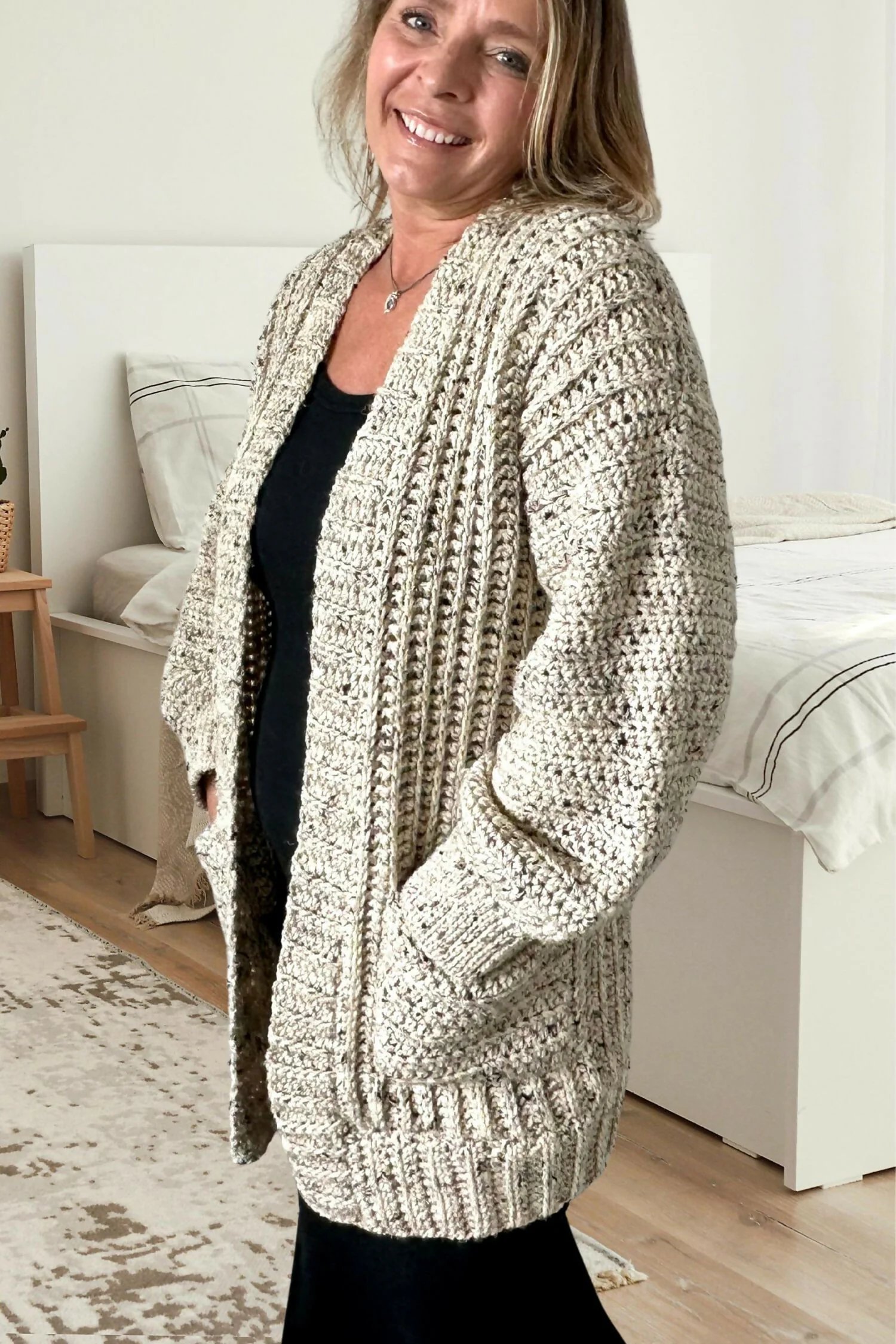 Emilie Oversized Cardi (Crochet) - Image 2
