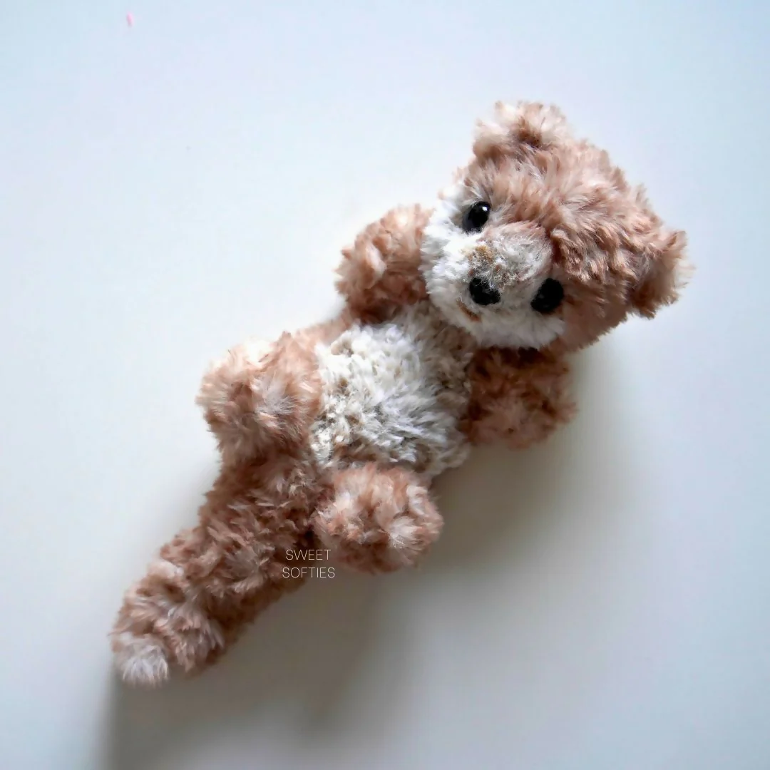 Faux Fur Otter Snuggler (Crochet) - Image 5