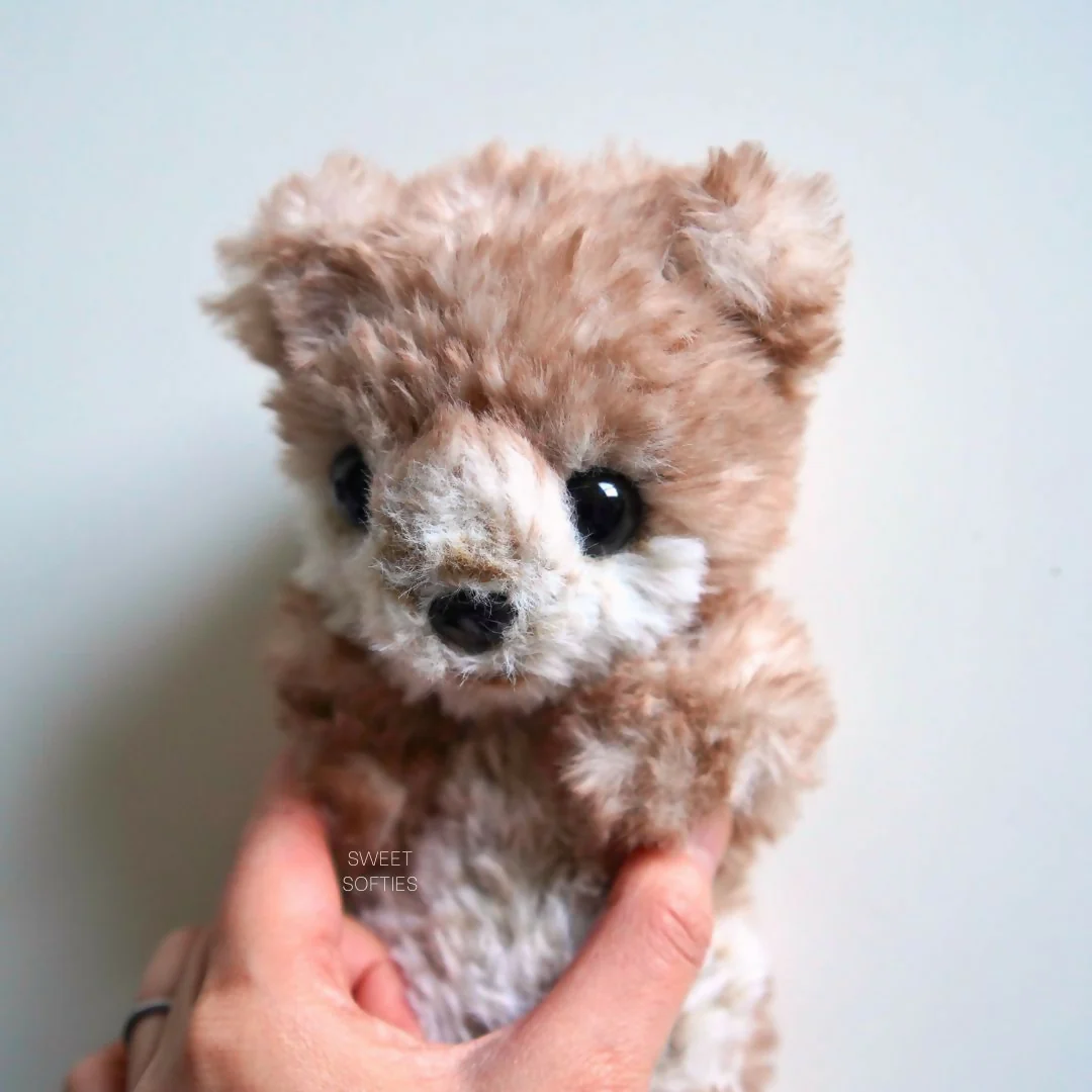 Faux Fur Otter Snuggler (Crochet) - Image 7