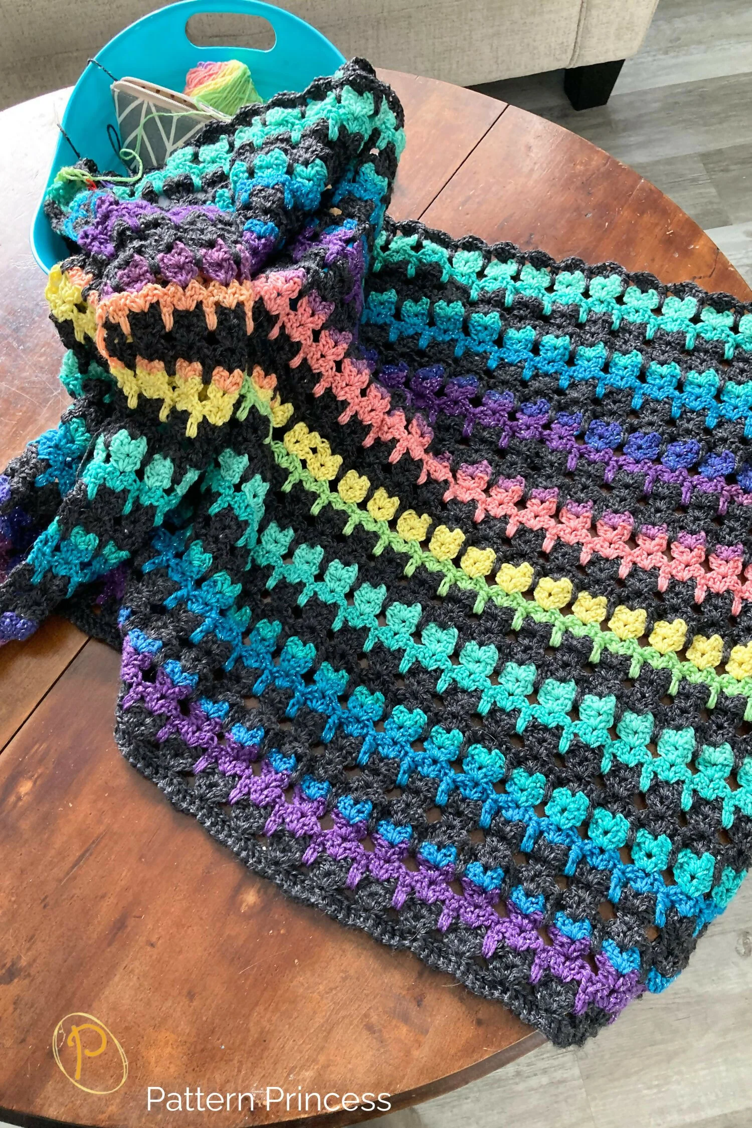 Galaxy Cat Blanket (Crochet) - Image 2