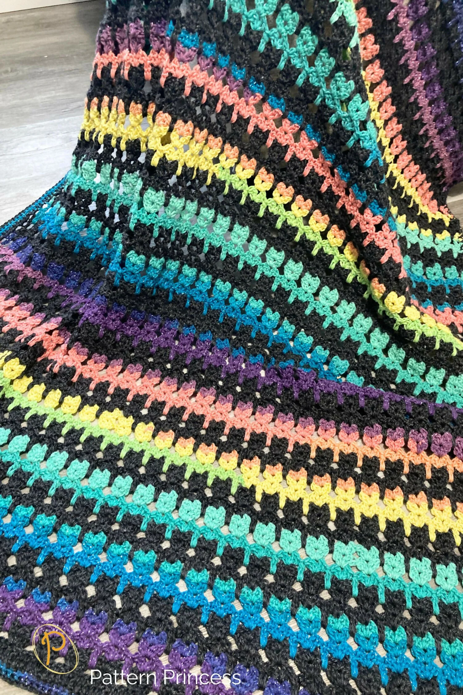 Galaxy Cat Blanket (Crochet) - Image 4