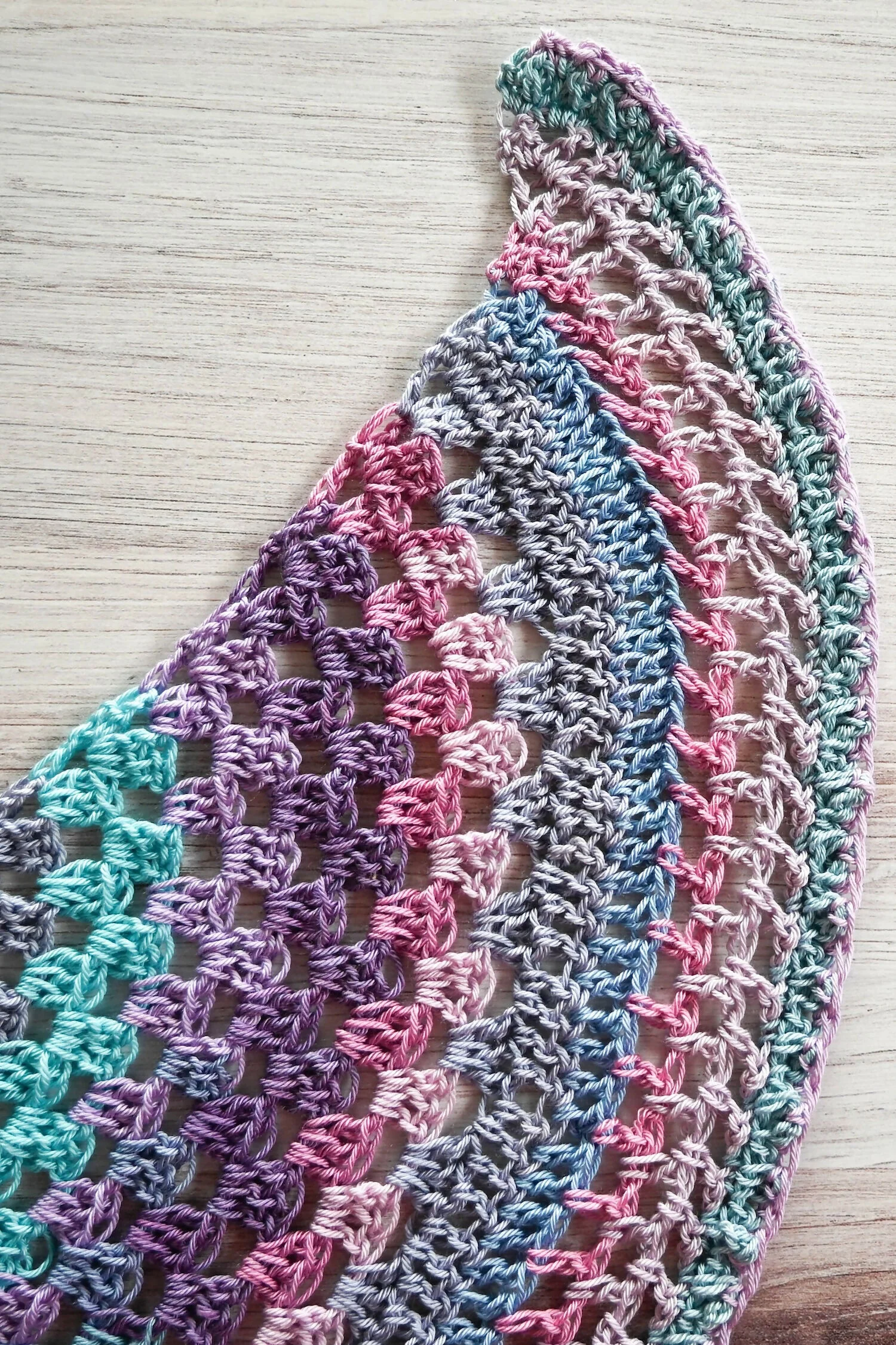 Gift to Myself Crescent Shawlette (Crochet) - Image 5
