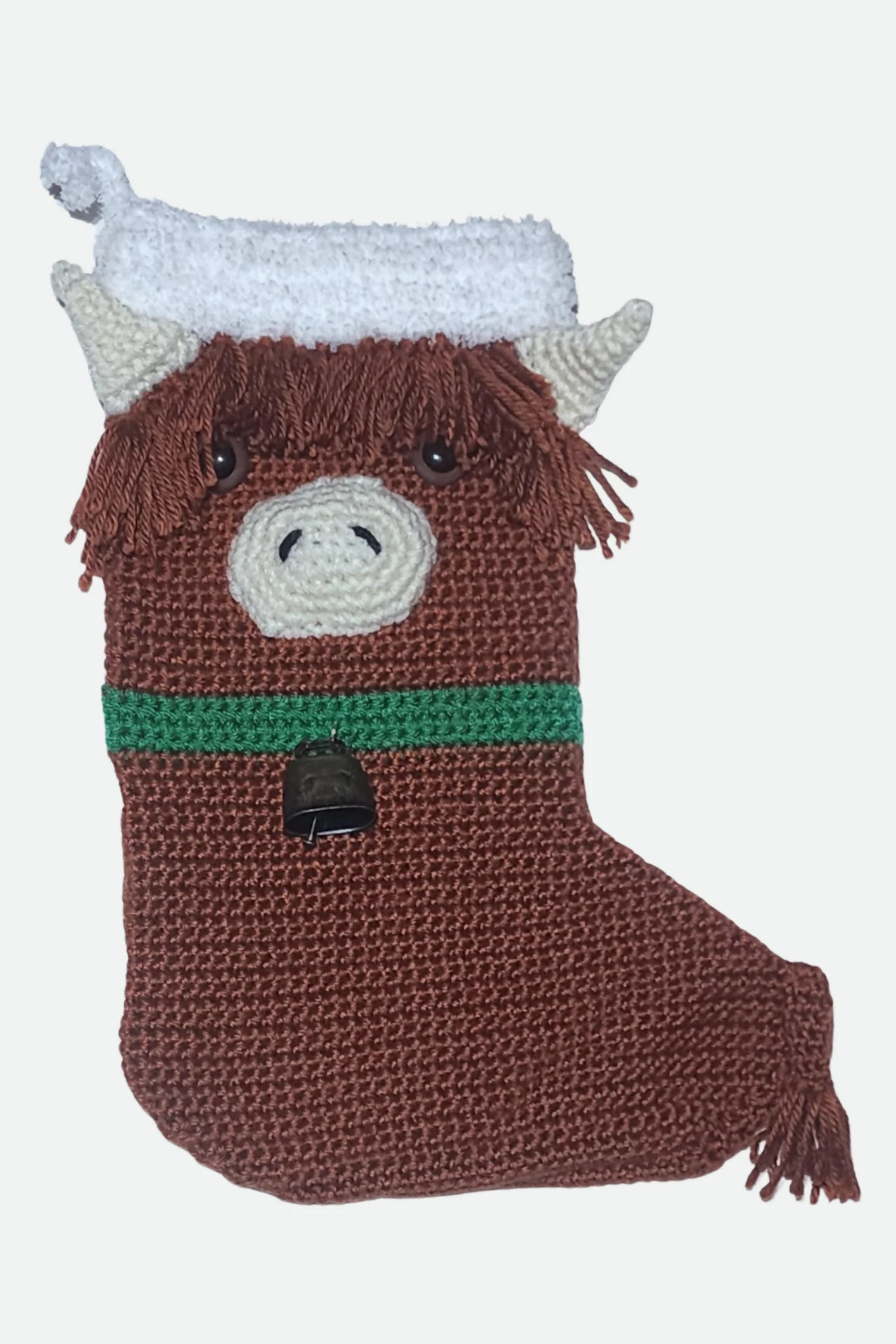 Highland Cow Stocking (Crochet) - Image 2