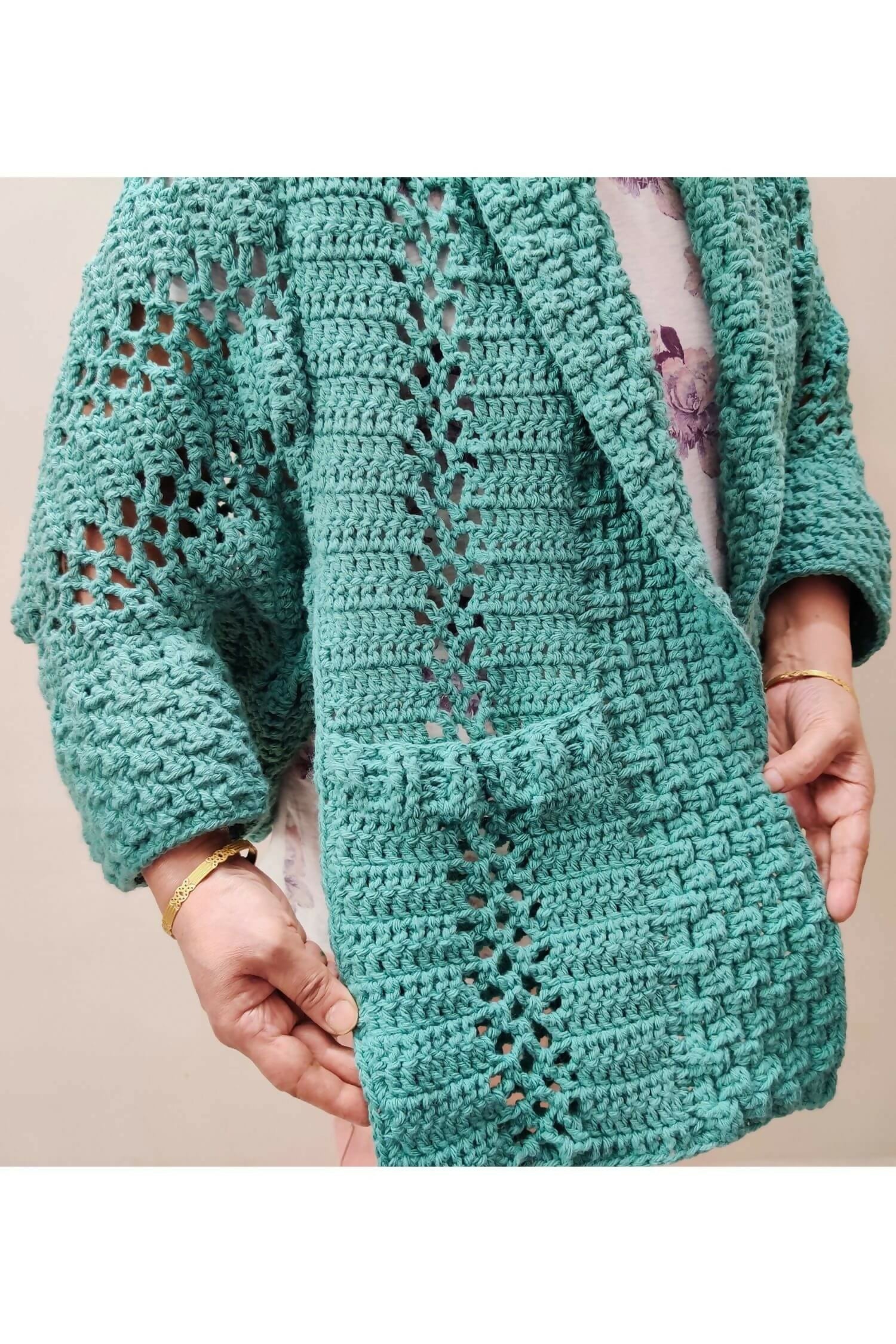 I Love Texture Cardigan (Crochet) - Image 3