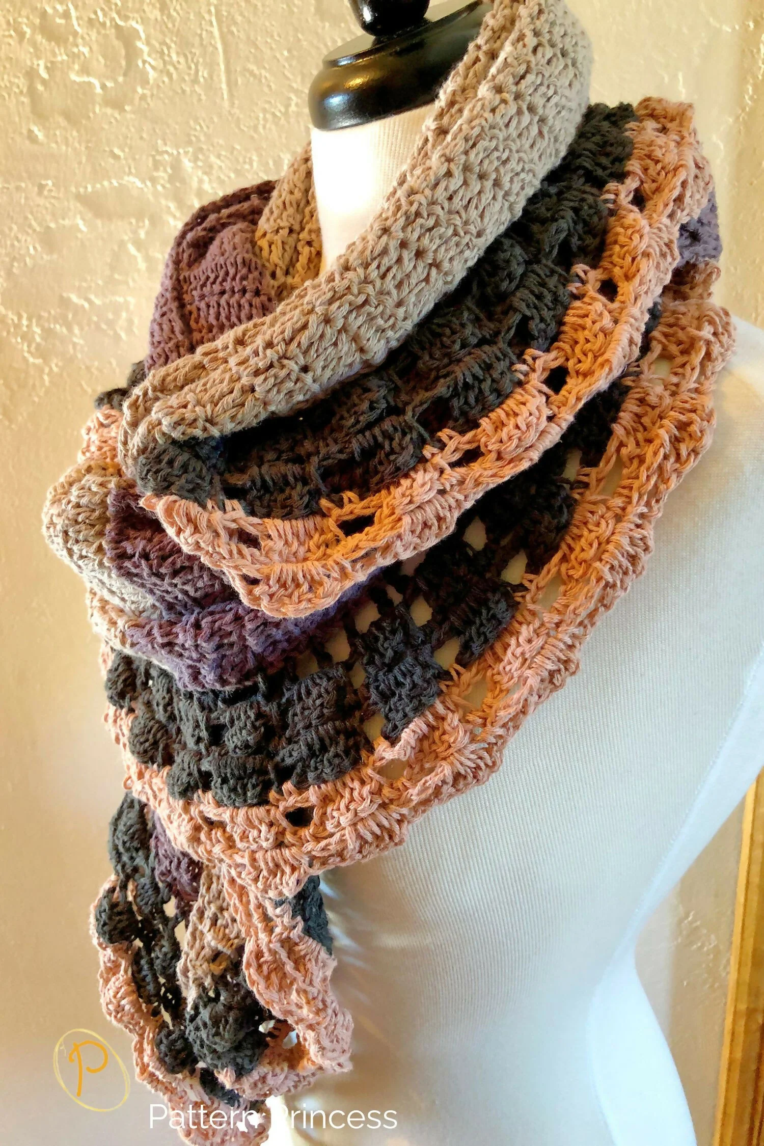 Journey Through the Stones Shawl (Crochet) - Image 2
