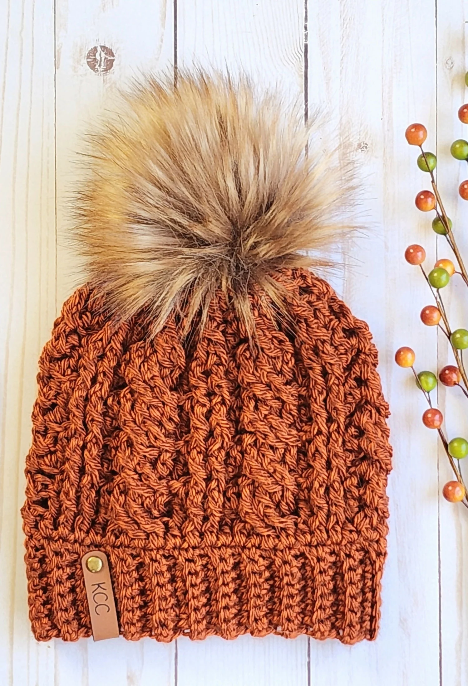Karen Cable Beanie (Crochet) - Image 3