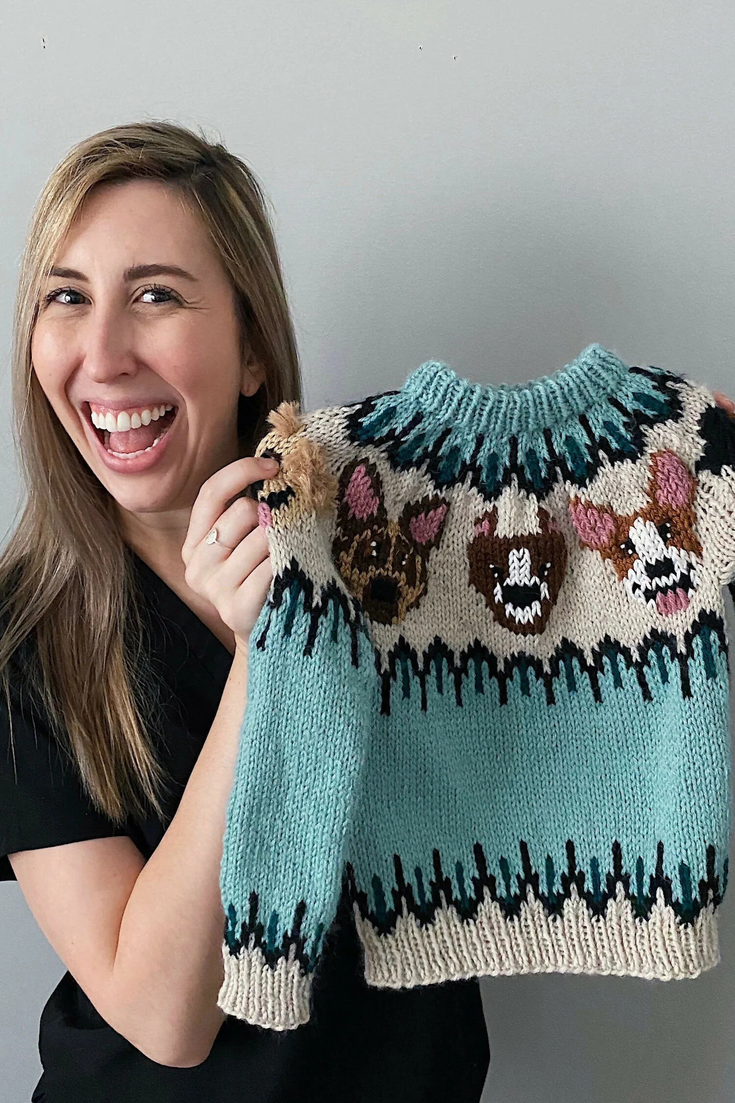 Kitty Cat & Puppy Dog Junior (Knit)