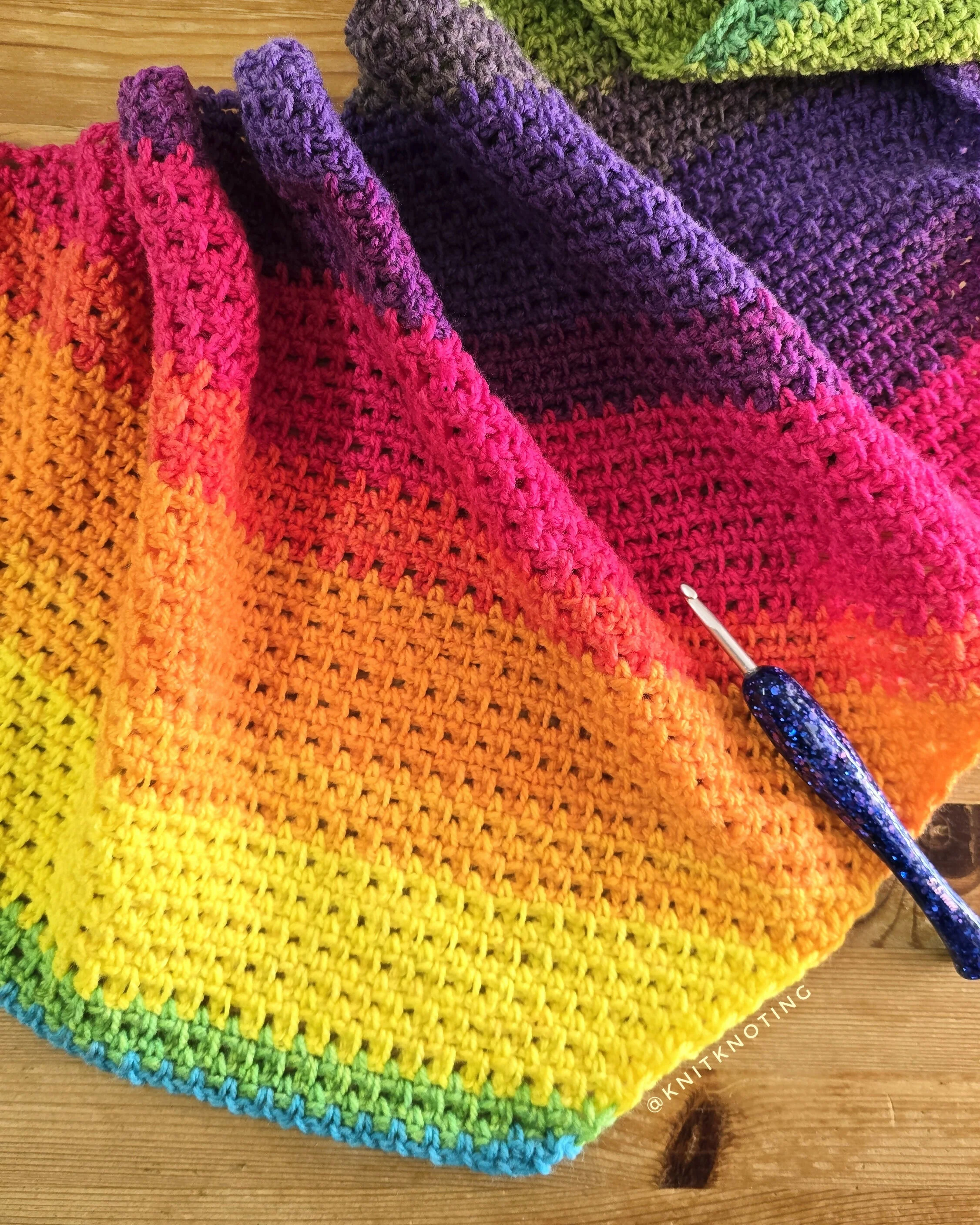 Lazy Days Asymmetrical Scarf (Crochet) - Image 3