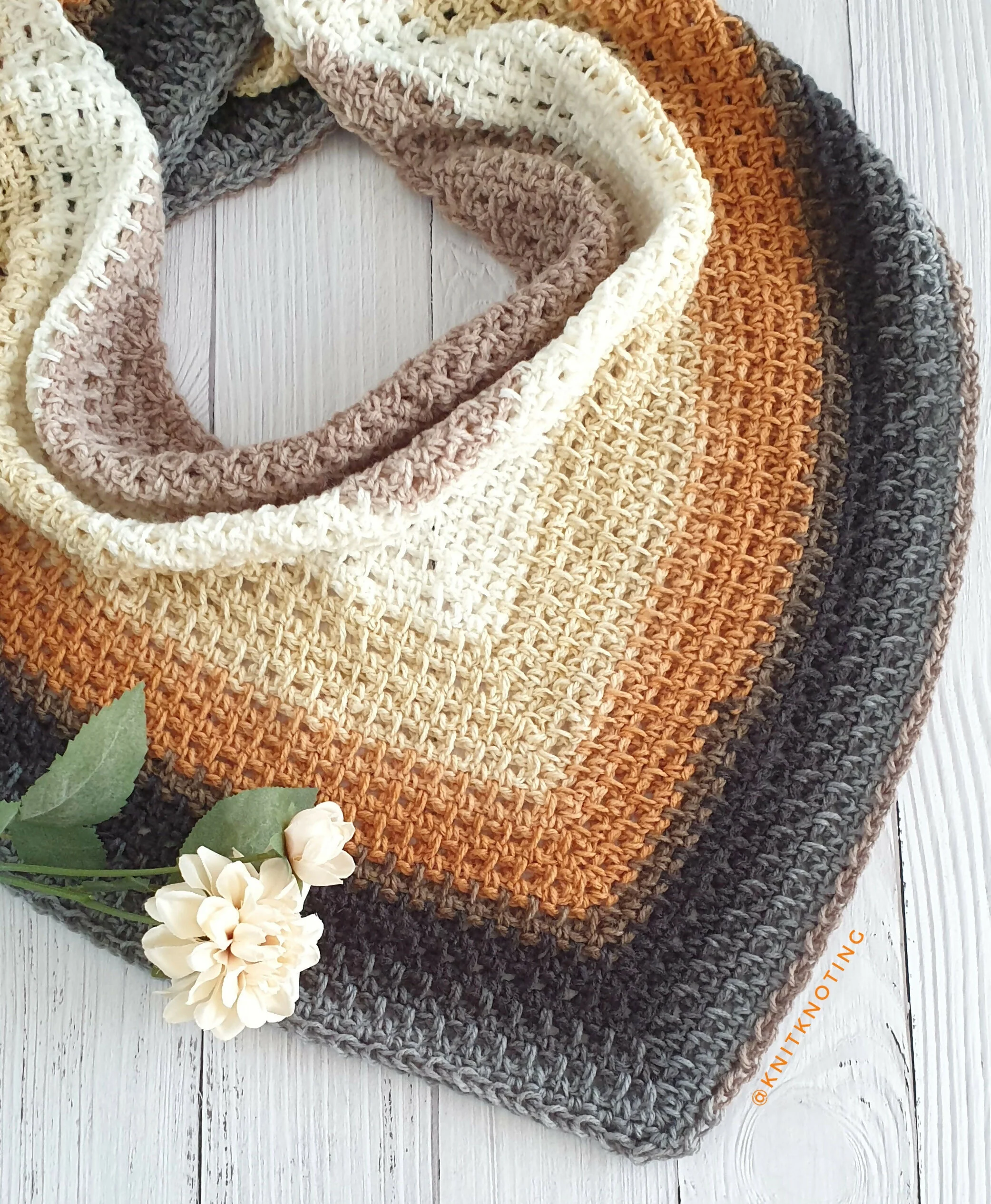 Lazy Days Triangle Scarf (Crochet) - Image 4