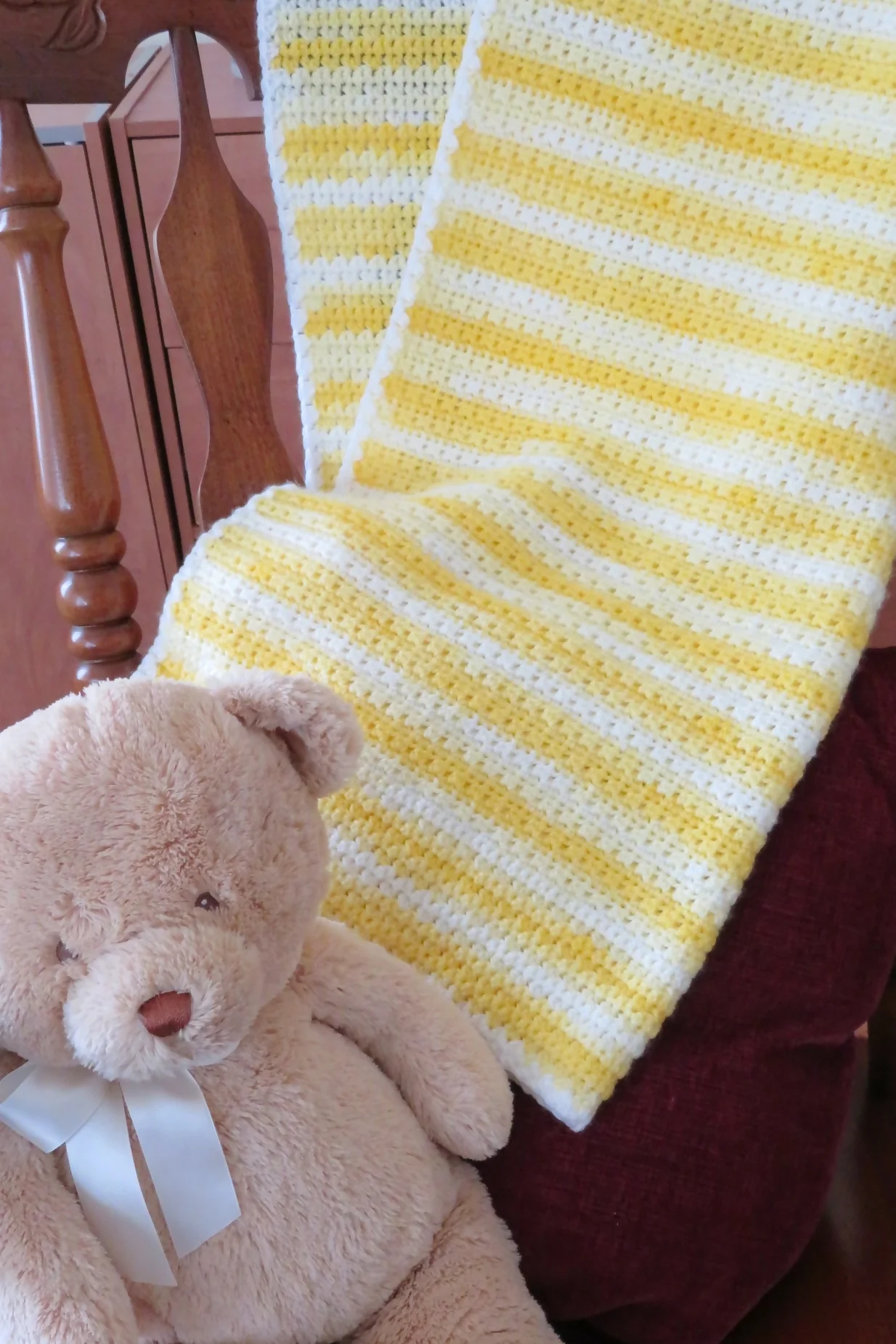Lemonade Dreams Ice Cream Baby Blanket (Crochet) - Image 4